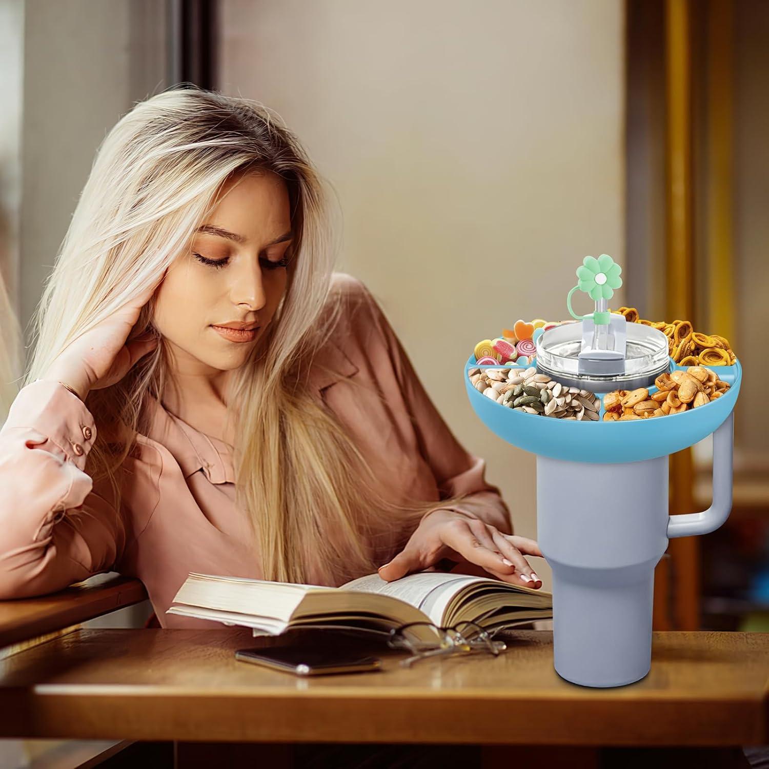 Tazón de Snack Insefocc 30 oz Azul para Taza Stanley