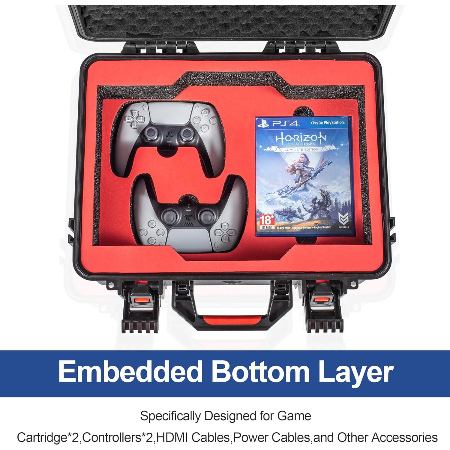 Funda Dura STARTRC para PS5 Slim 2023, Impermeable y Segura