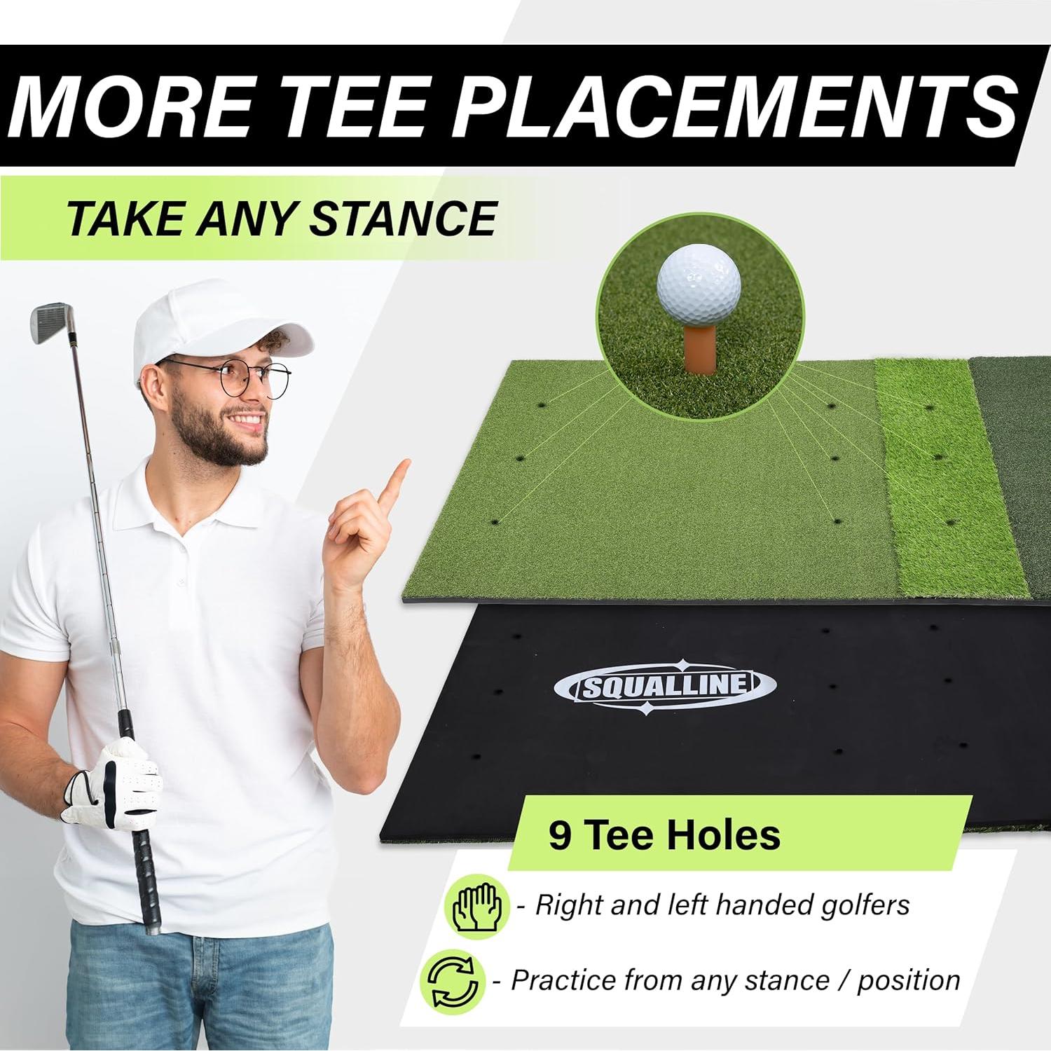 Alfombra de Golf Premium 1.83x1.22m Tri Turf para Práctica