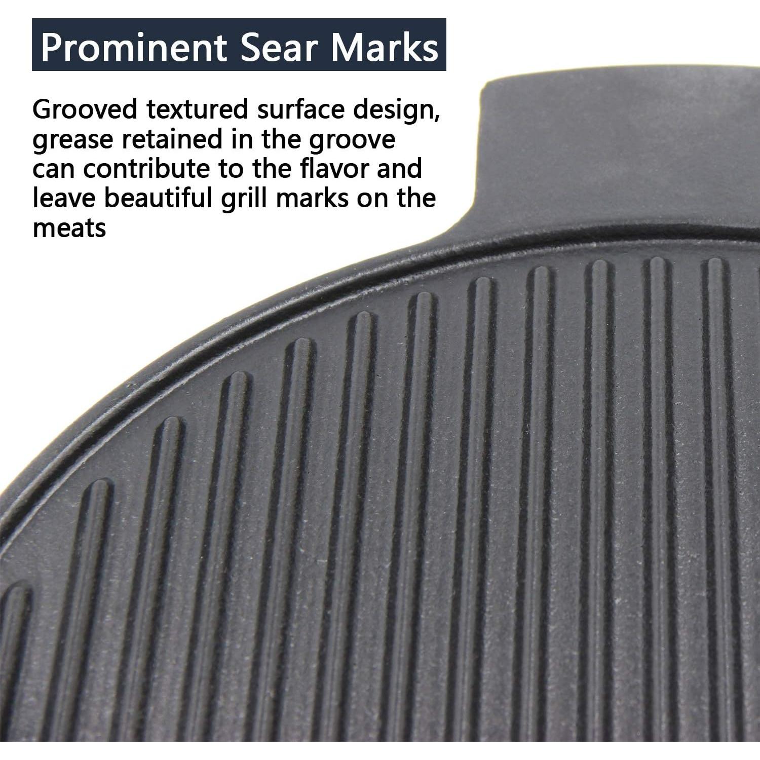 Plato de Hierro Fundido Hongso 15.5" para Parrilla Kamado