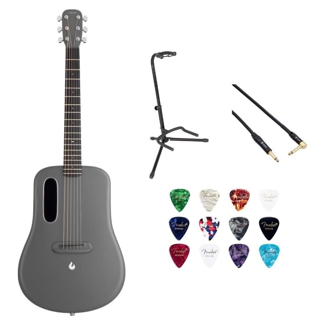 Guitarra LAVA ME 4 Carbon 91.44 cm Gris Espacial con Accesorios