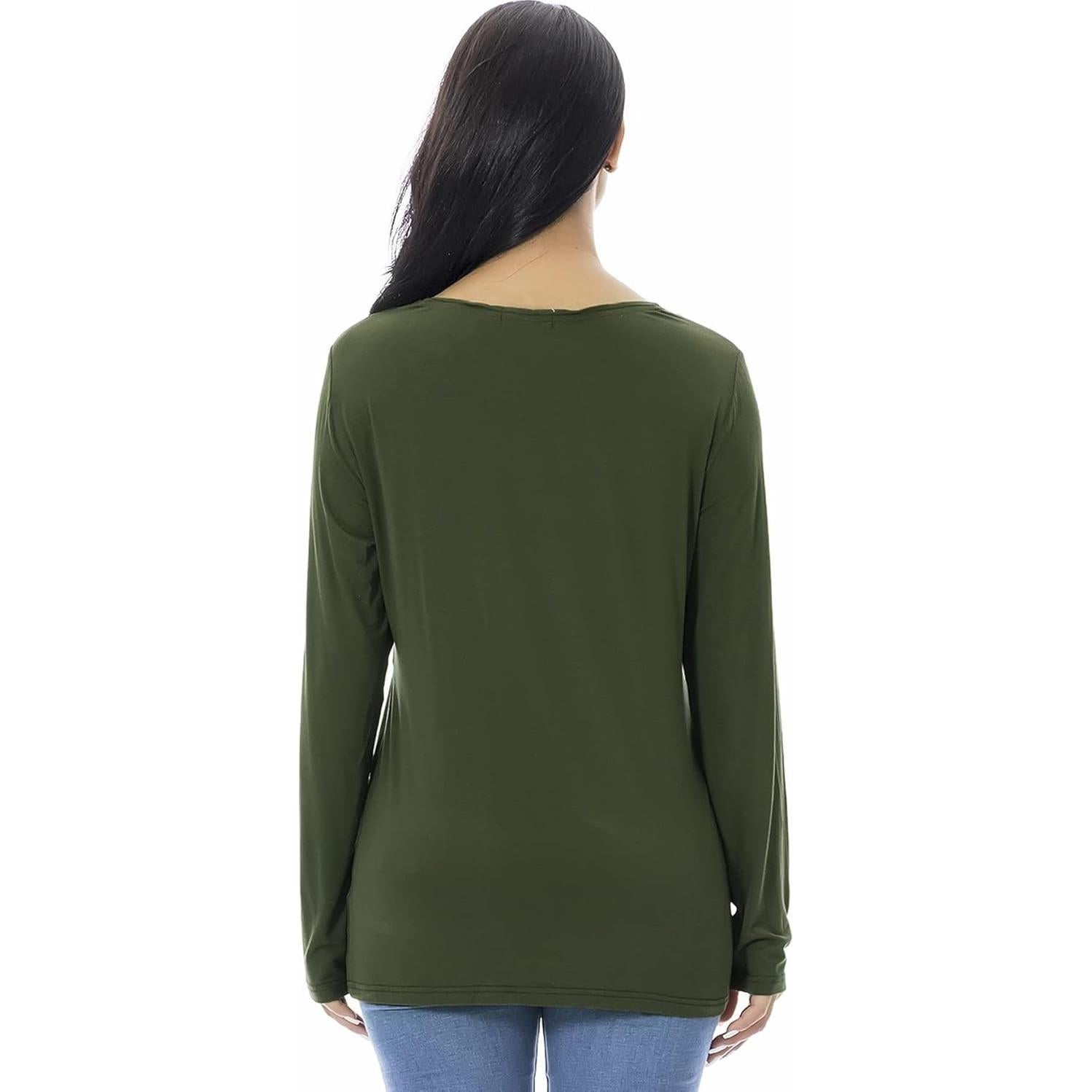 Camisetas de Lactancia Manga Larga Smallshow 3-Pack Mujeres