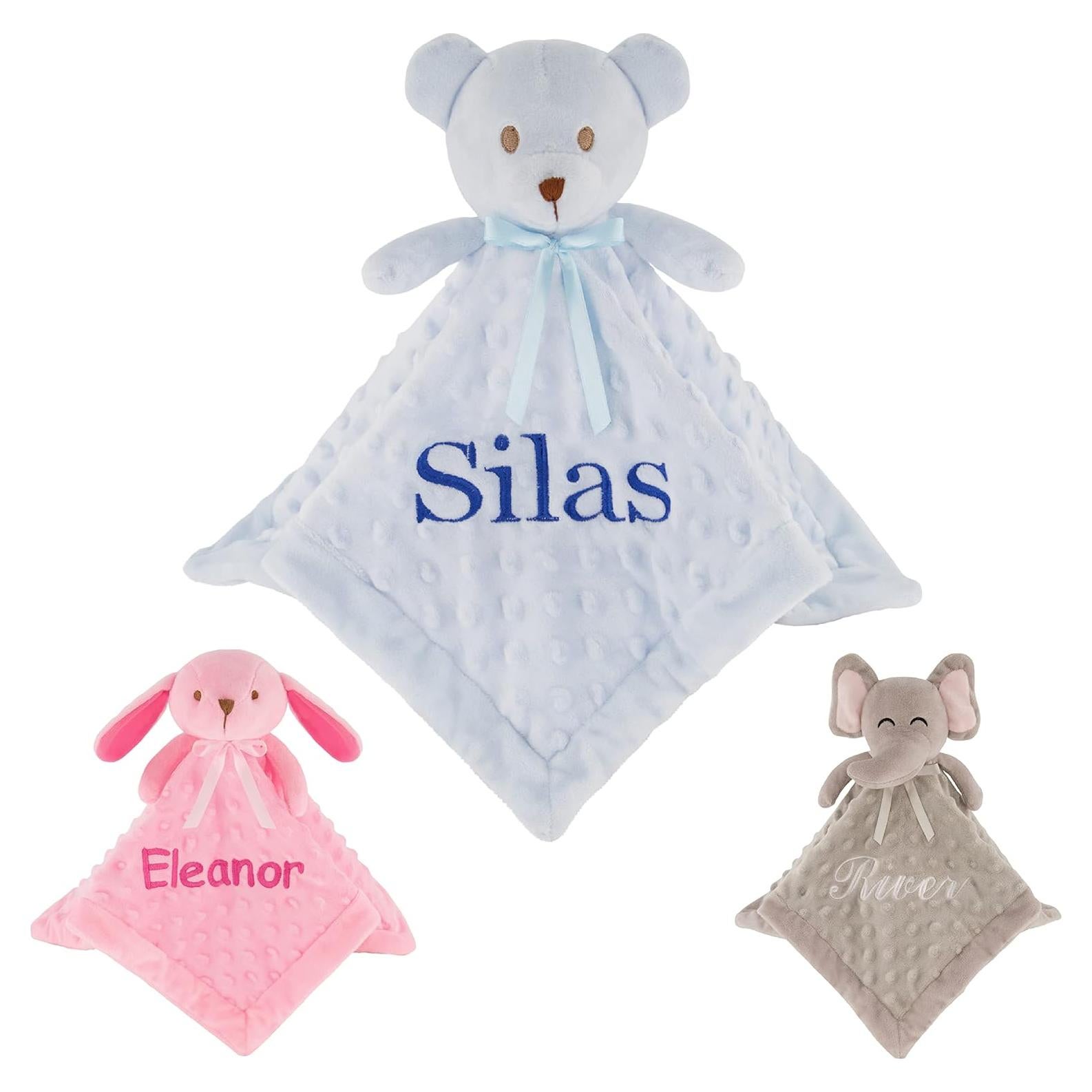 Manta de Seguridad Personalizada Pasi&oacute;n Personalizada - Osito Azul