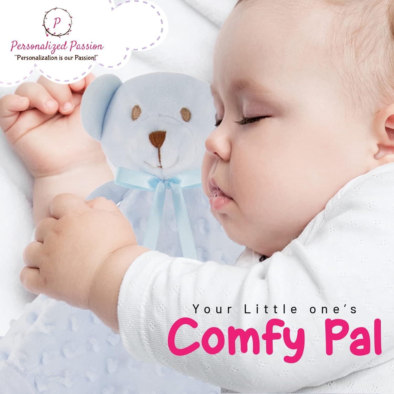 Manta de Seguridad Personalizada Pasi&oacute;n Personalizada - Osito Azul