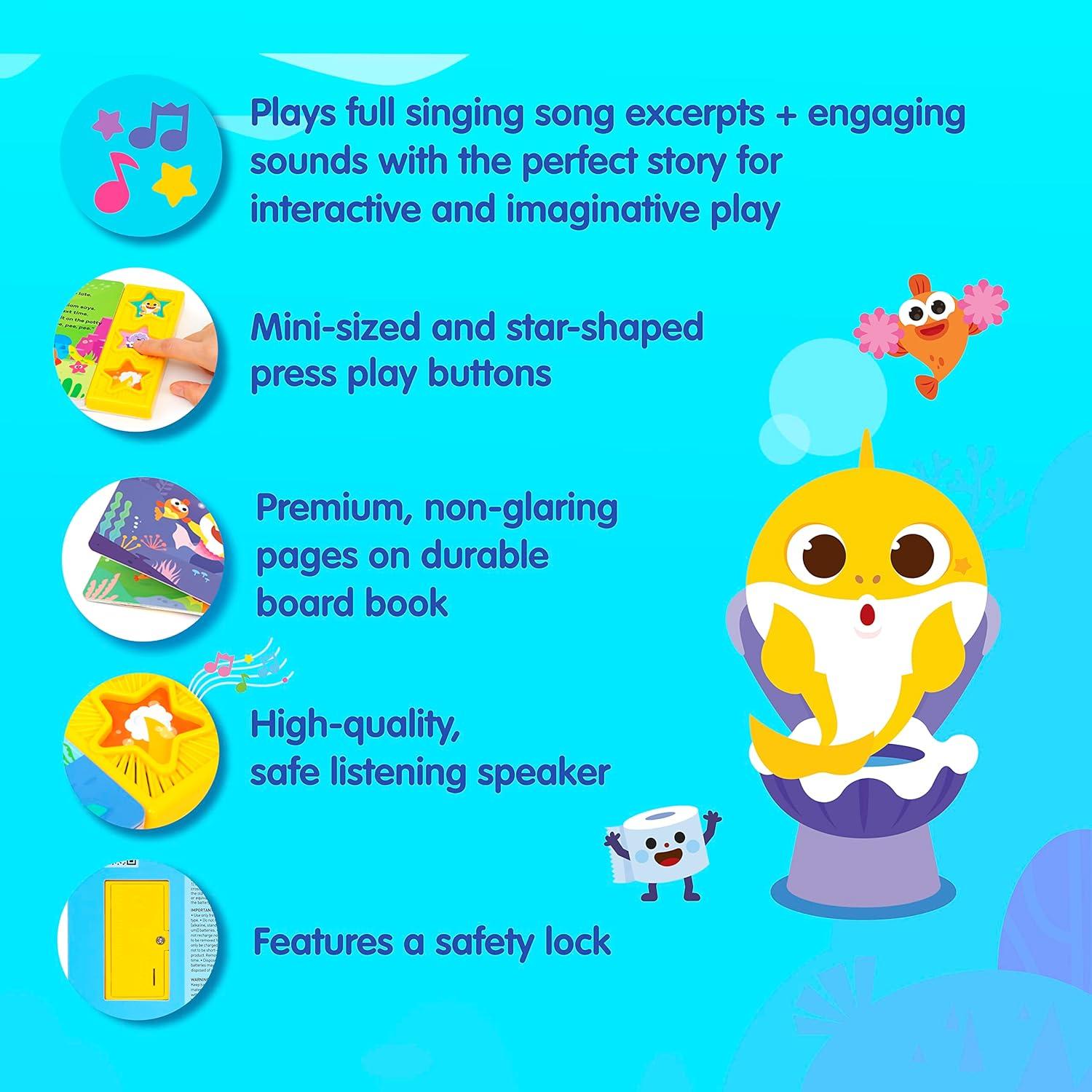 Libro Interactivo de Sonido Baby Shark Pinkfong 1-5 Años