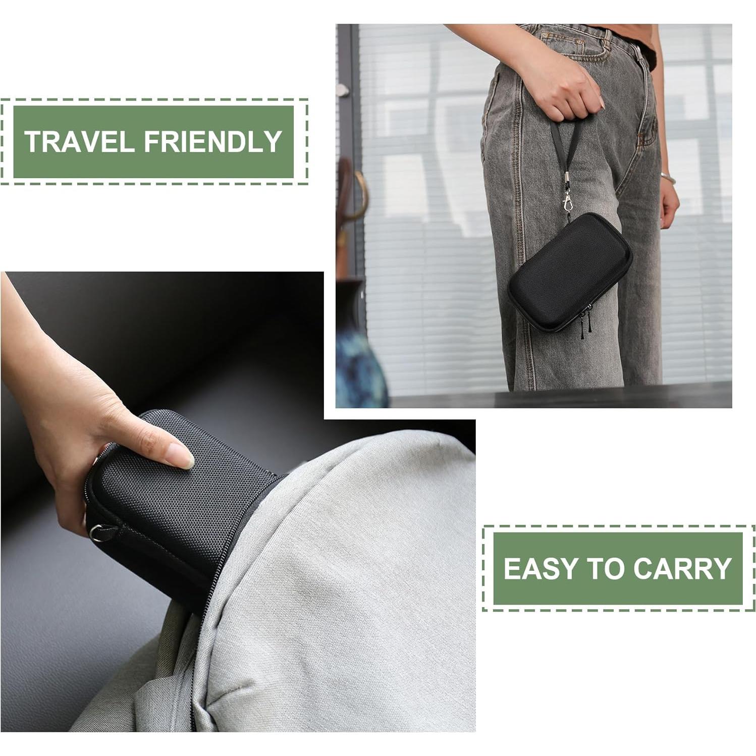 Funda de transporte Supmay para Canon G7 X Mark III / II, negra