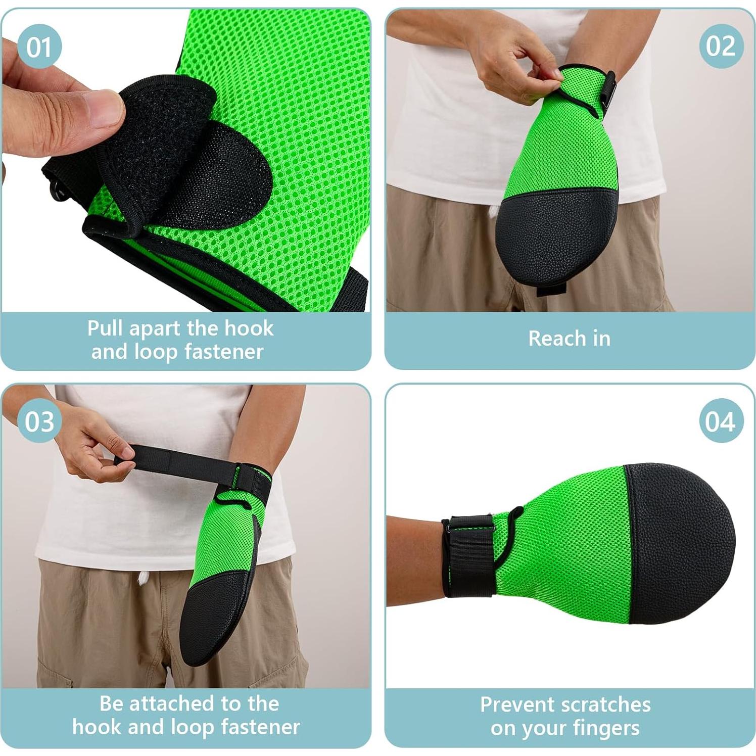 Guantes de Dementia SHFGYG 2PCS Restricciones de Mano para Ancianos