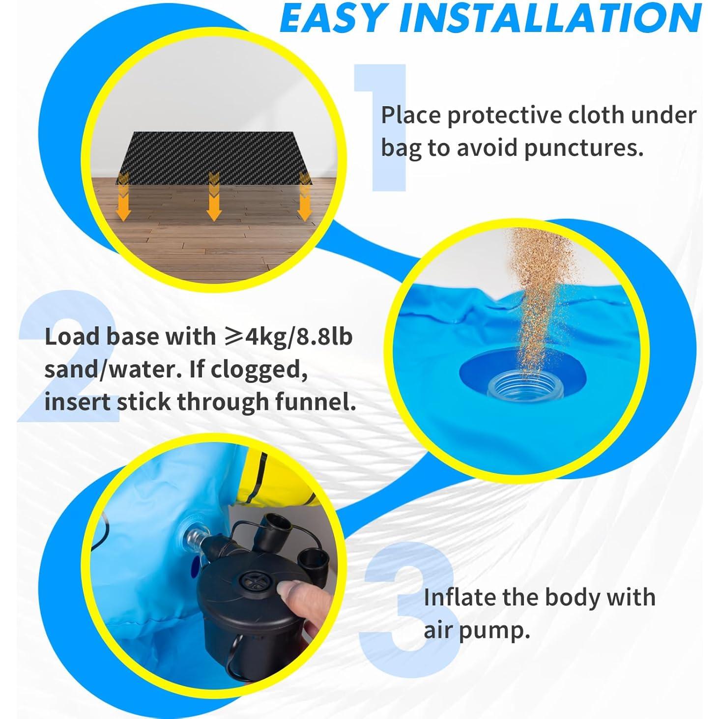 Bolsa de Boxeo Inflable LuiceABC Dinosaurio Azul 119 cm