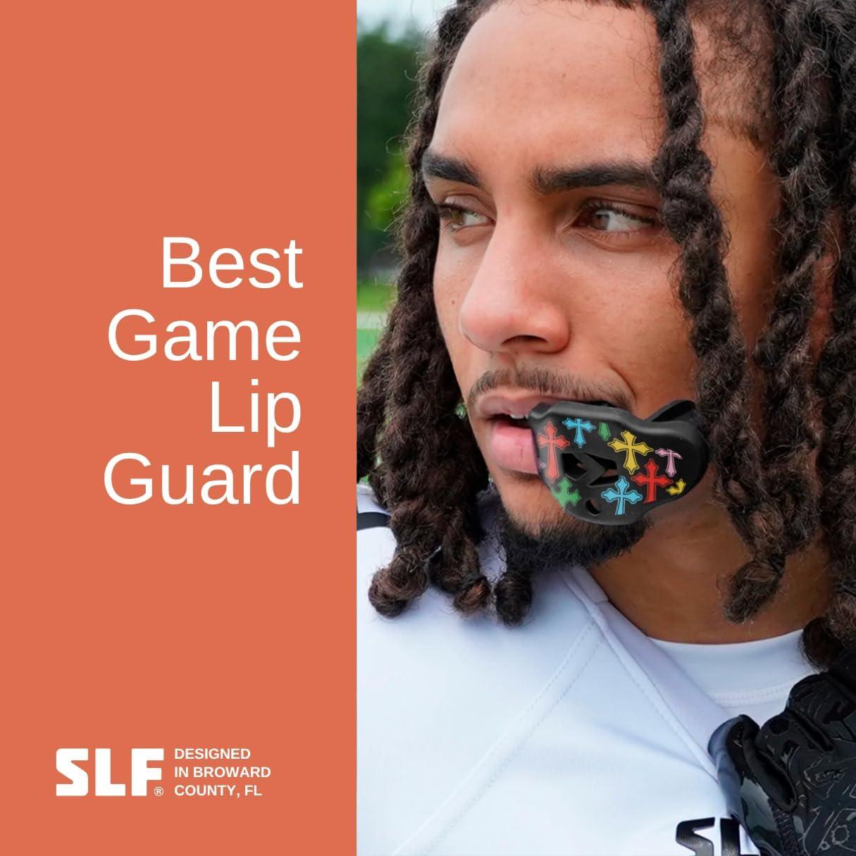 Protector Bucal Deportivo SLEEFS Juvenil Crosses Chroma Black