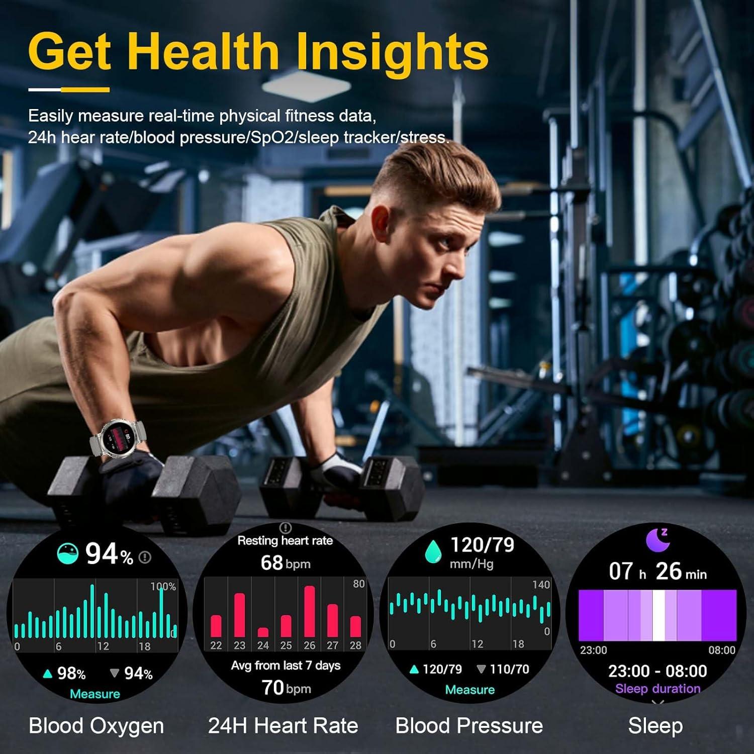 Reloj Inteligente Militar PYRODUM S56 Ultra 1.52" 5ATM