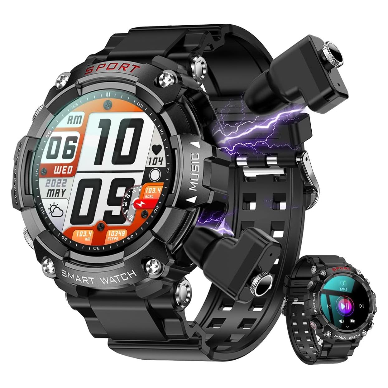 Reloj Inteligente UYRGT T96 con Auriculares Bluetooth 1.52"