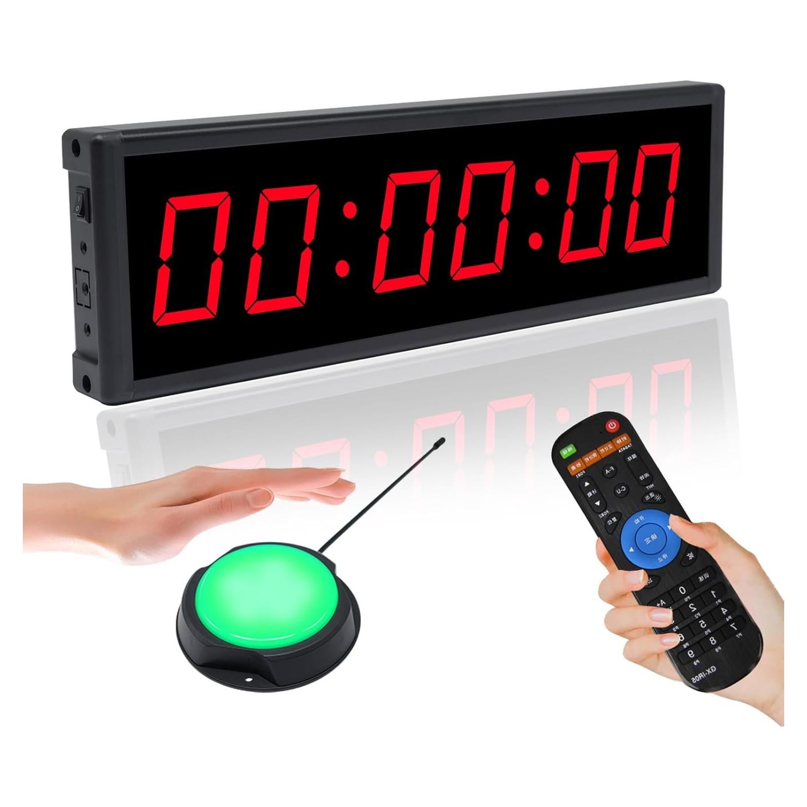 Temporizador Digital de Gimnasio F-Winner con Control Remoto