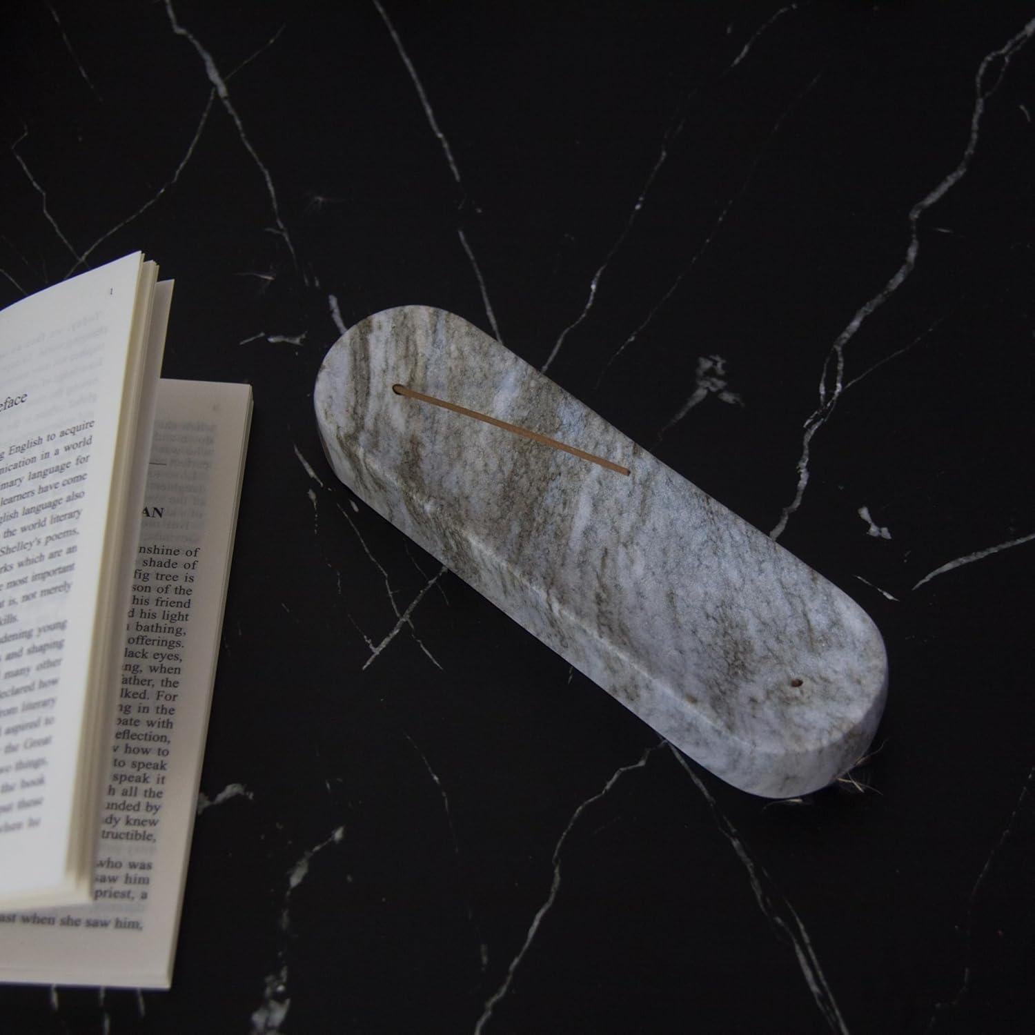 Soporte de Incienso de Concreto Liandxy 18 cm Gris