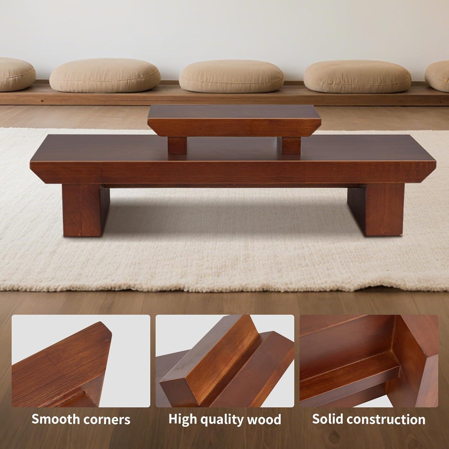 Mesa de Altar de Meditación Lotoo 52.8x19x10cm Madera