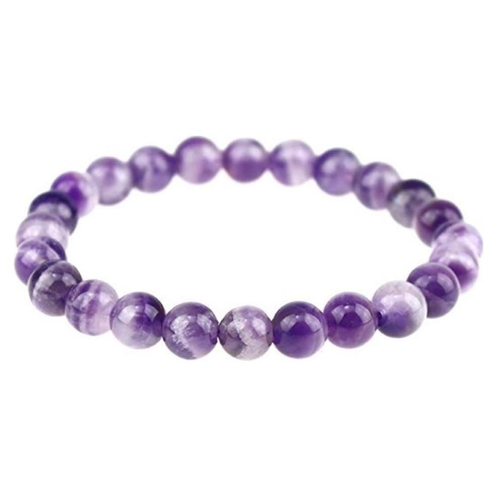 Pulsera de Gemas Naturales Adabele 18 cm Amatista Unisex