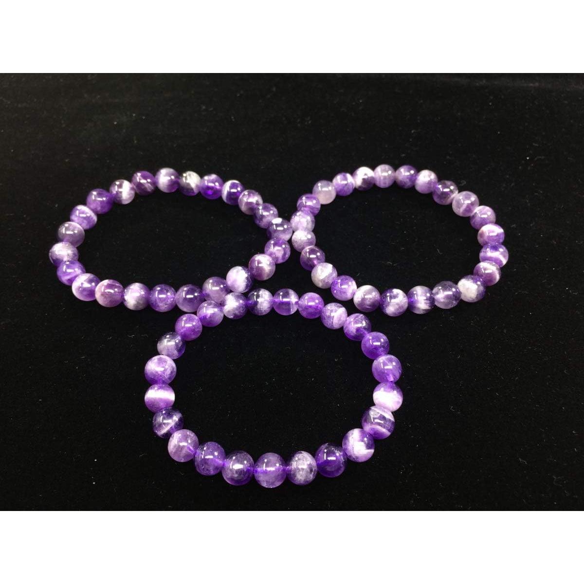 Pulsera de Gemas Naturales Adabele 18 cm Amatista Unisex