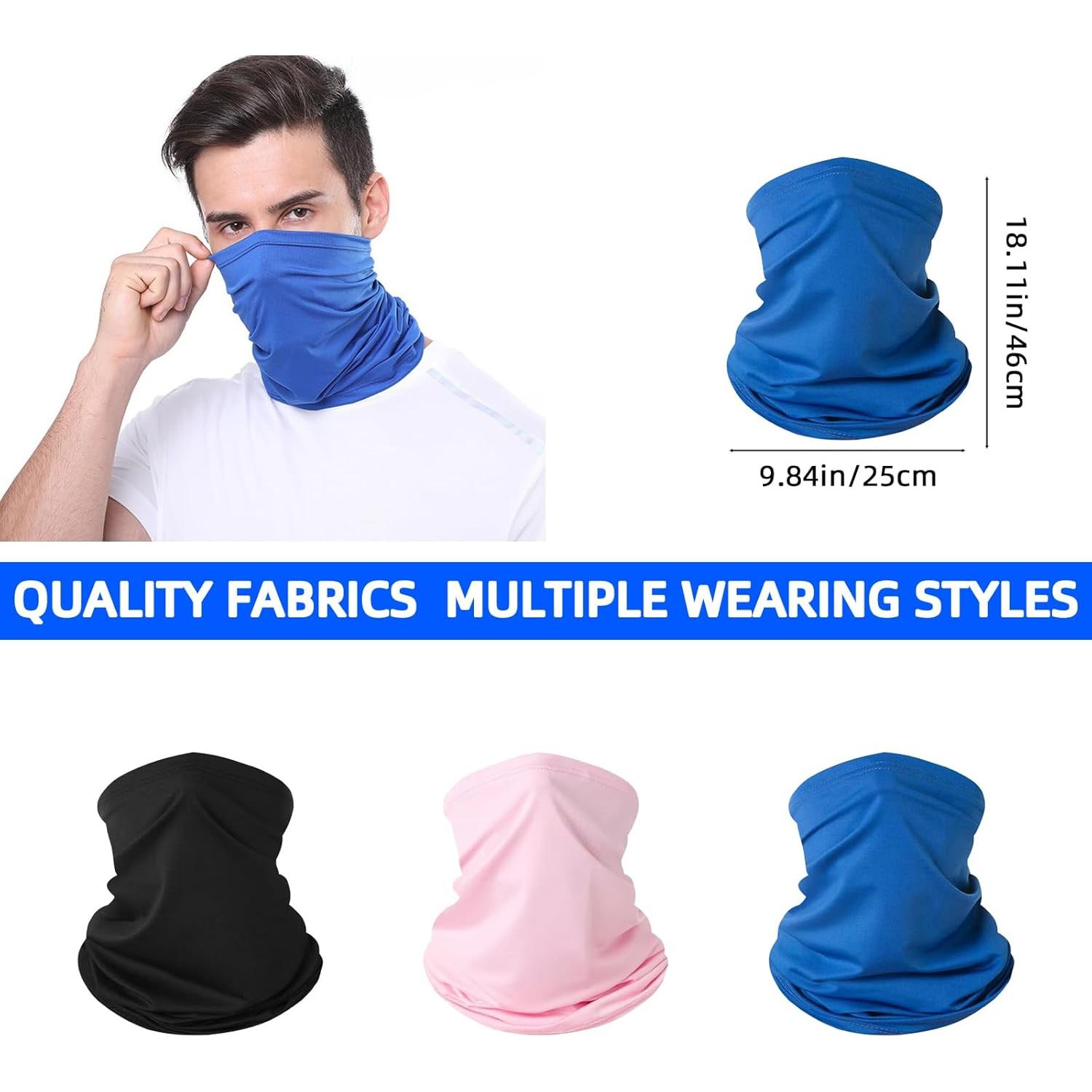 Gafas de Motocicleta YISUGOOC UV 3 Pares + Cuello Gaiter