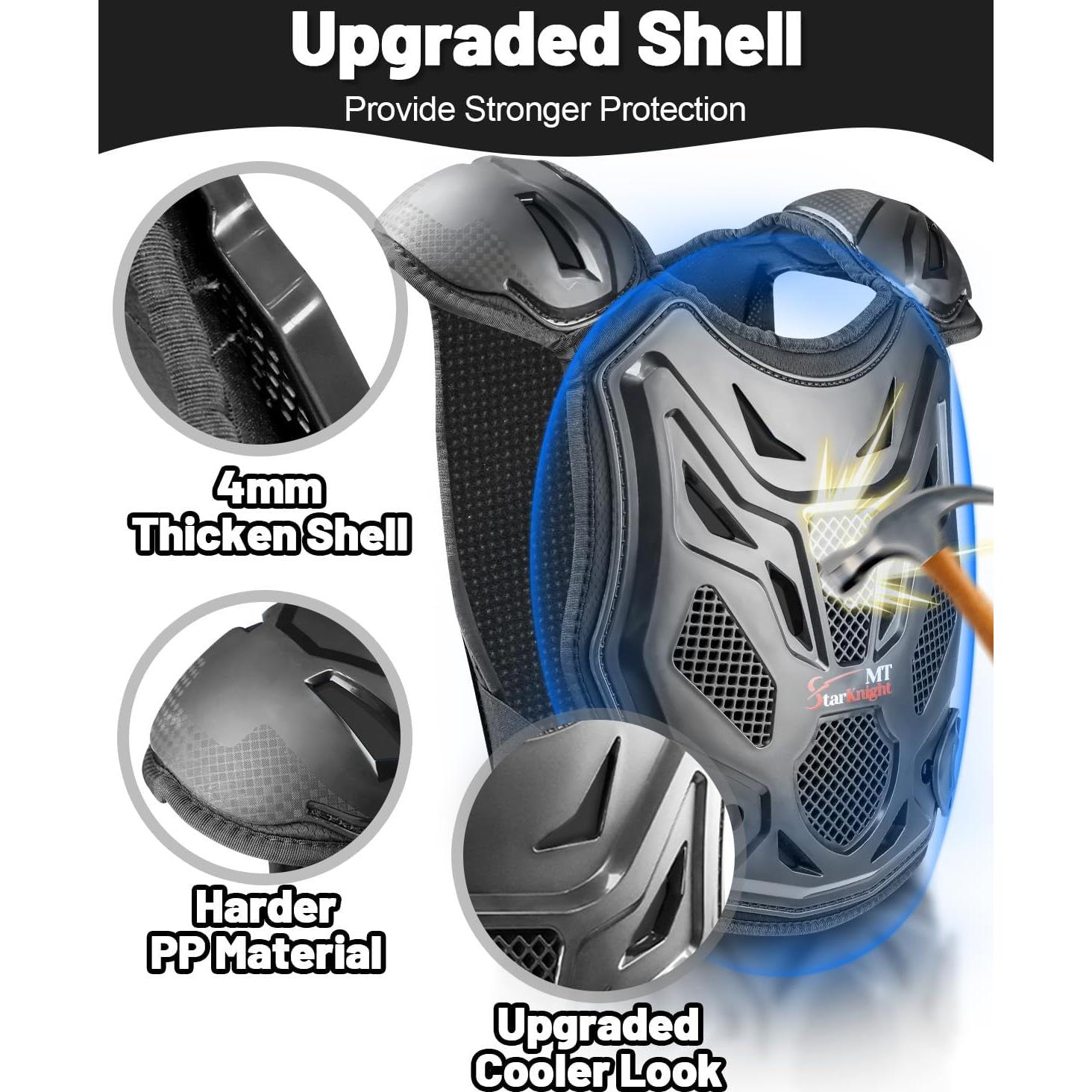 Equipamiento Motocicleta Infantil StarknightMT Negro 5-10 Años