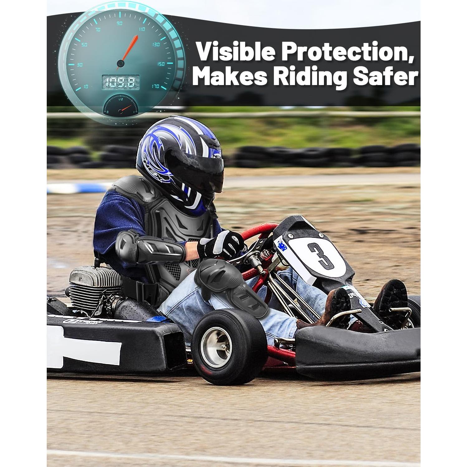 Equipamiento Motocicleta Infantil StarknightMT Negro 5-10 Años