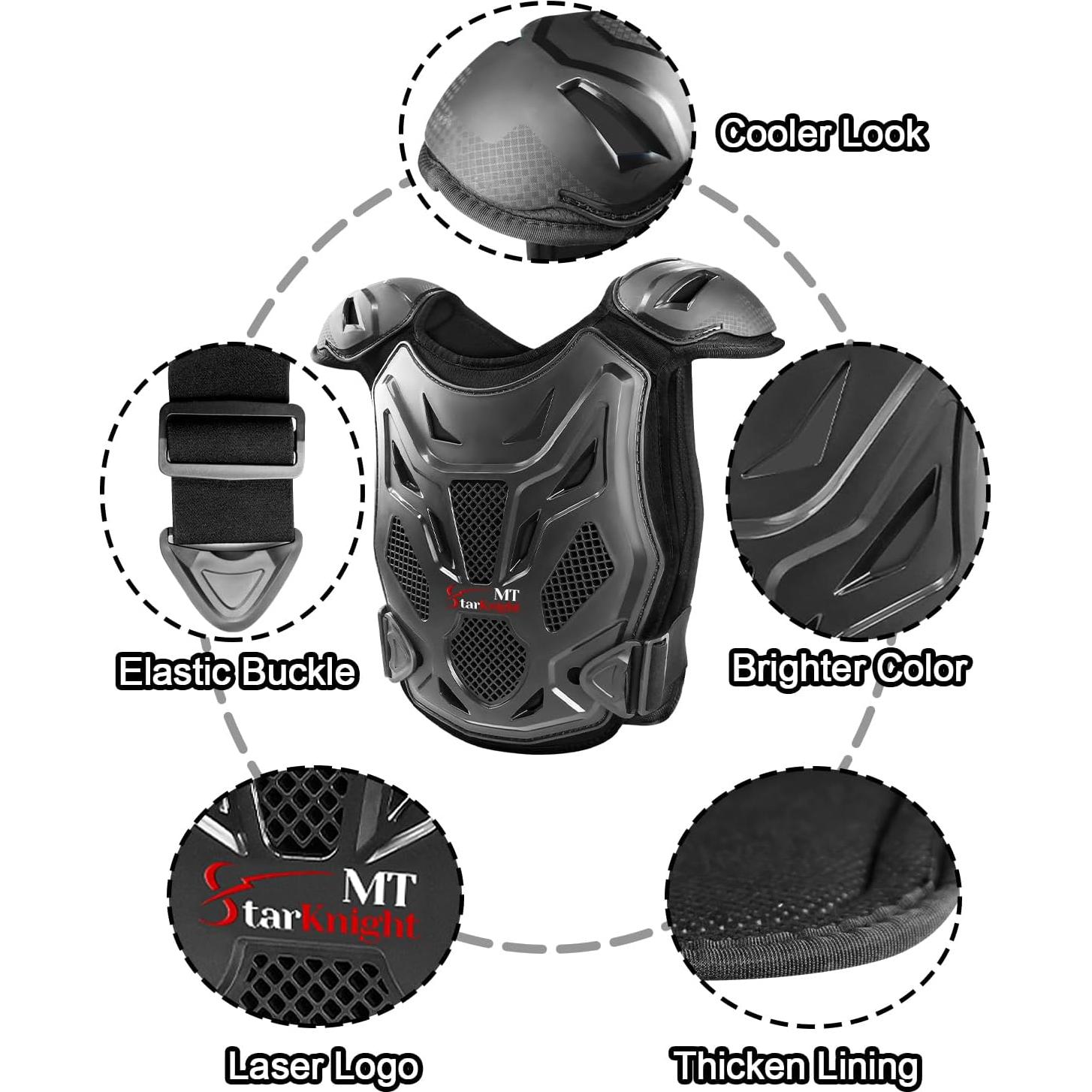 Equipamiento Motocicleta Infantil StarknightMT Negro 5-10 Años