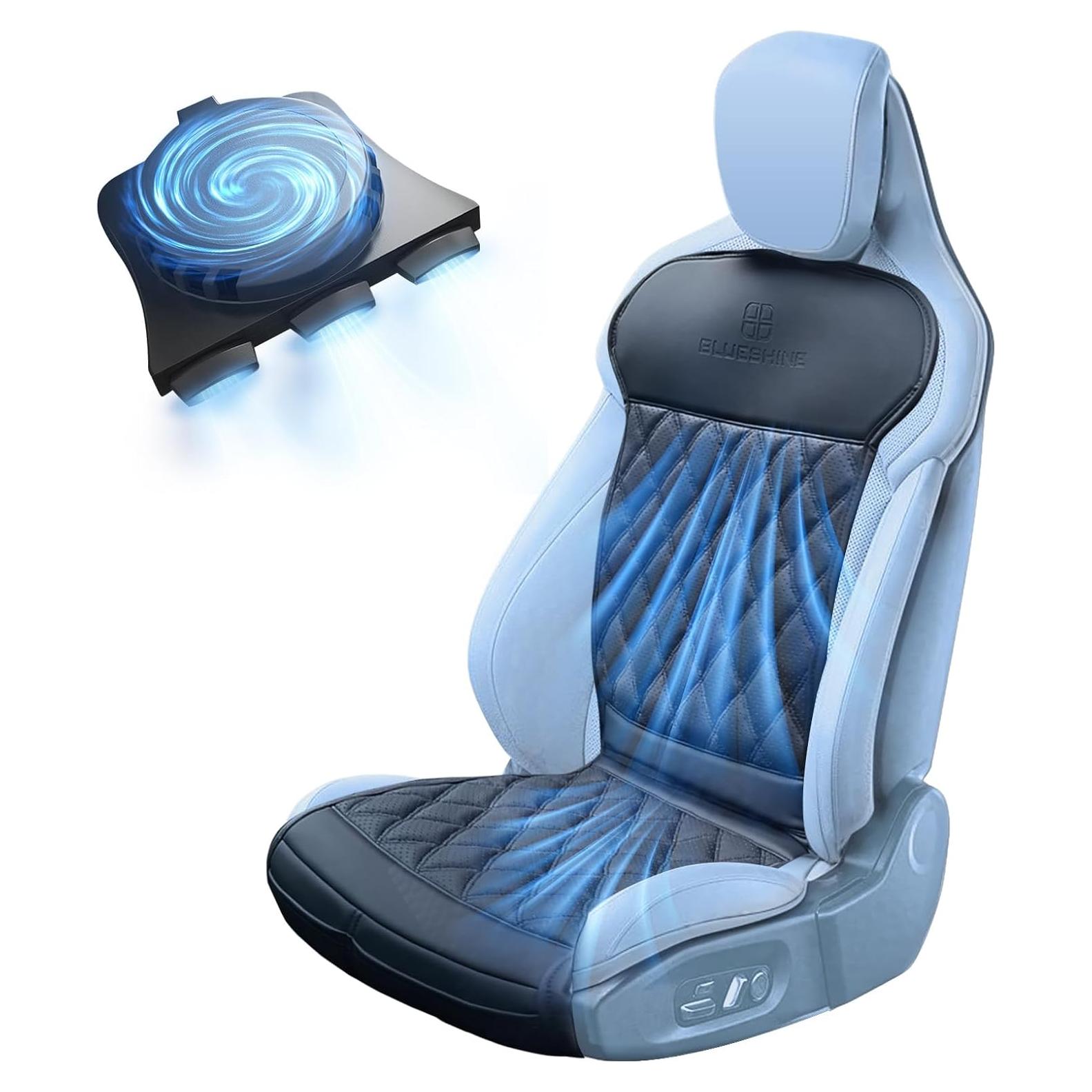 Funda de Asiento de Coche DR.HILL Ventilada 12V/24V Negro