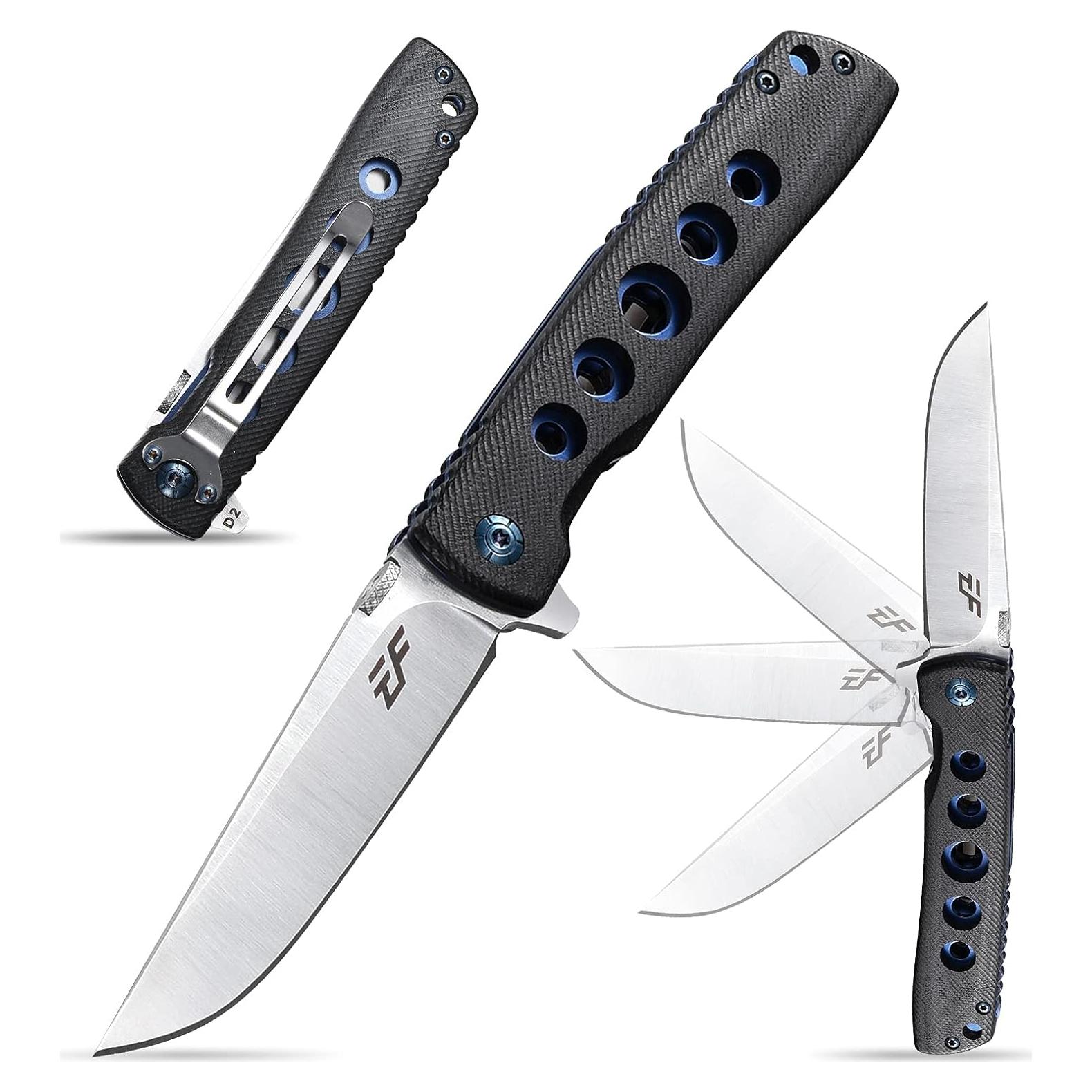 Cuchillo Plegable Eafengrow EF27 Acero D2 Mango G10 20.8 cm