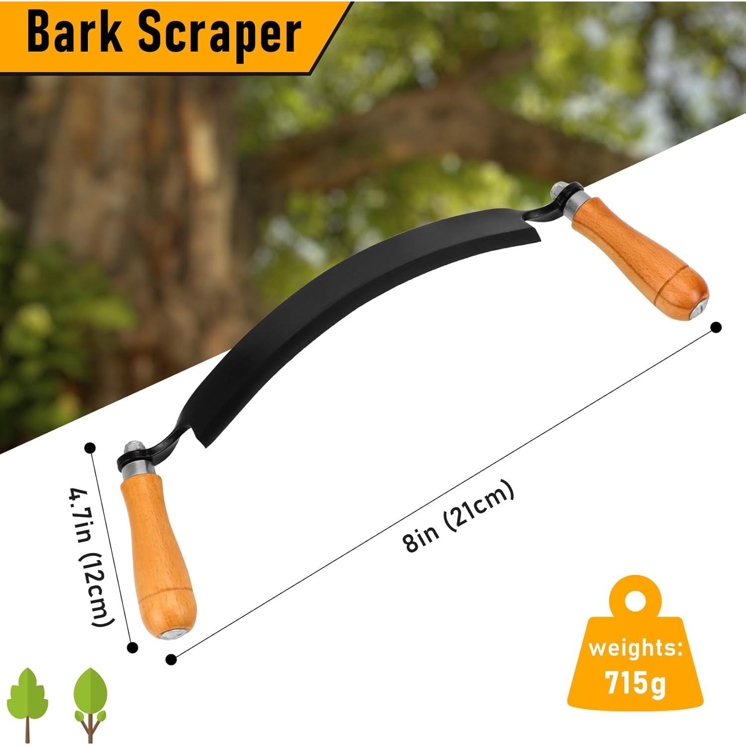 Cuchillo de Tira Beendou 20.32 cm Curvado para Madera Dura