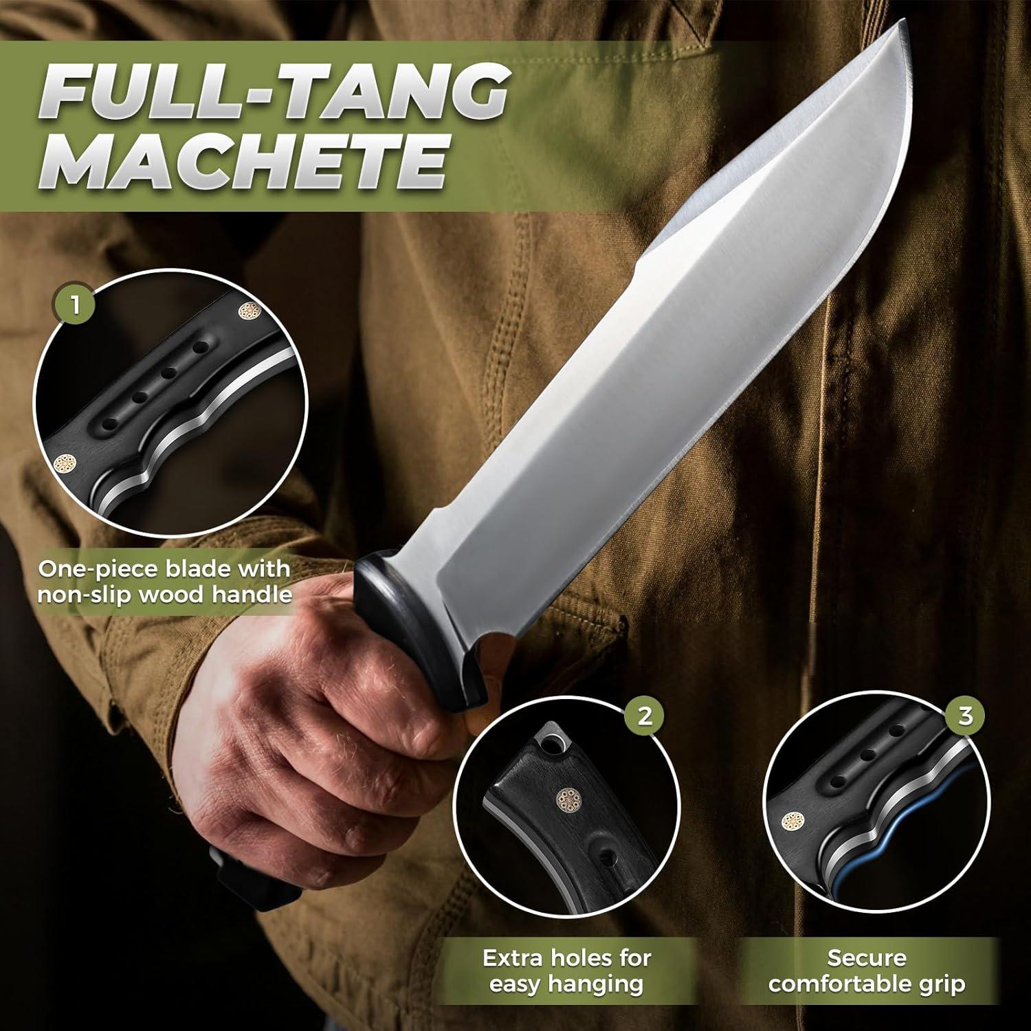 Machete Dragón Púrpura 37.85 cm Acero Alto Carbono Jardinería