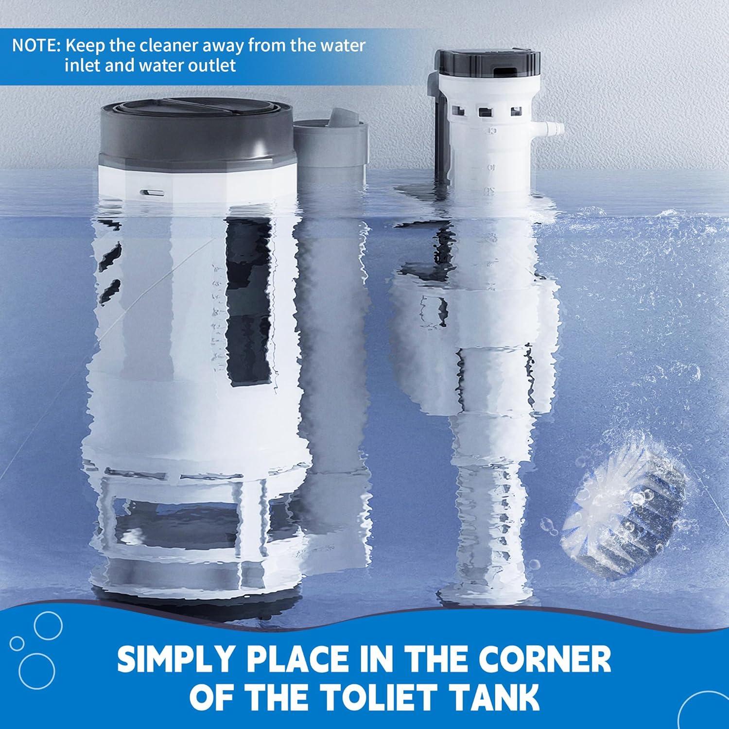 Tabletas Limpiadoras de Inodoro MyKlens, 6 Paquetes, Azul