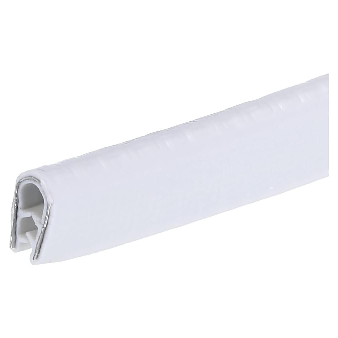 Protector de Bisel U Caucho Blanco uxcell 2.5m 1-2.5mm