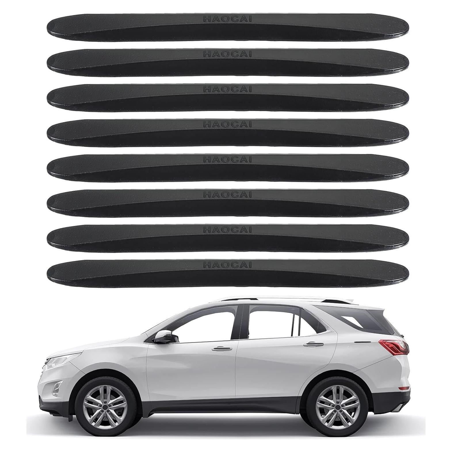 Tira de Protección de Parachoques PATIKIL 8 Pcs Silicona Negra