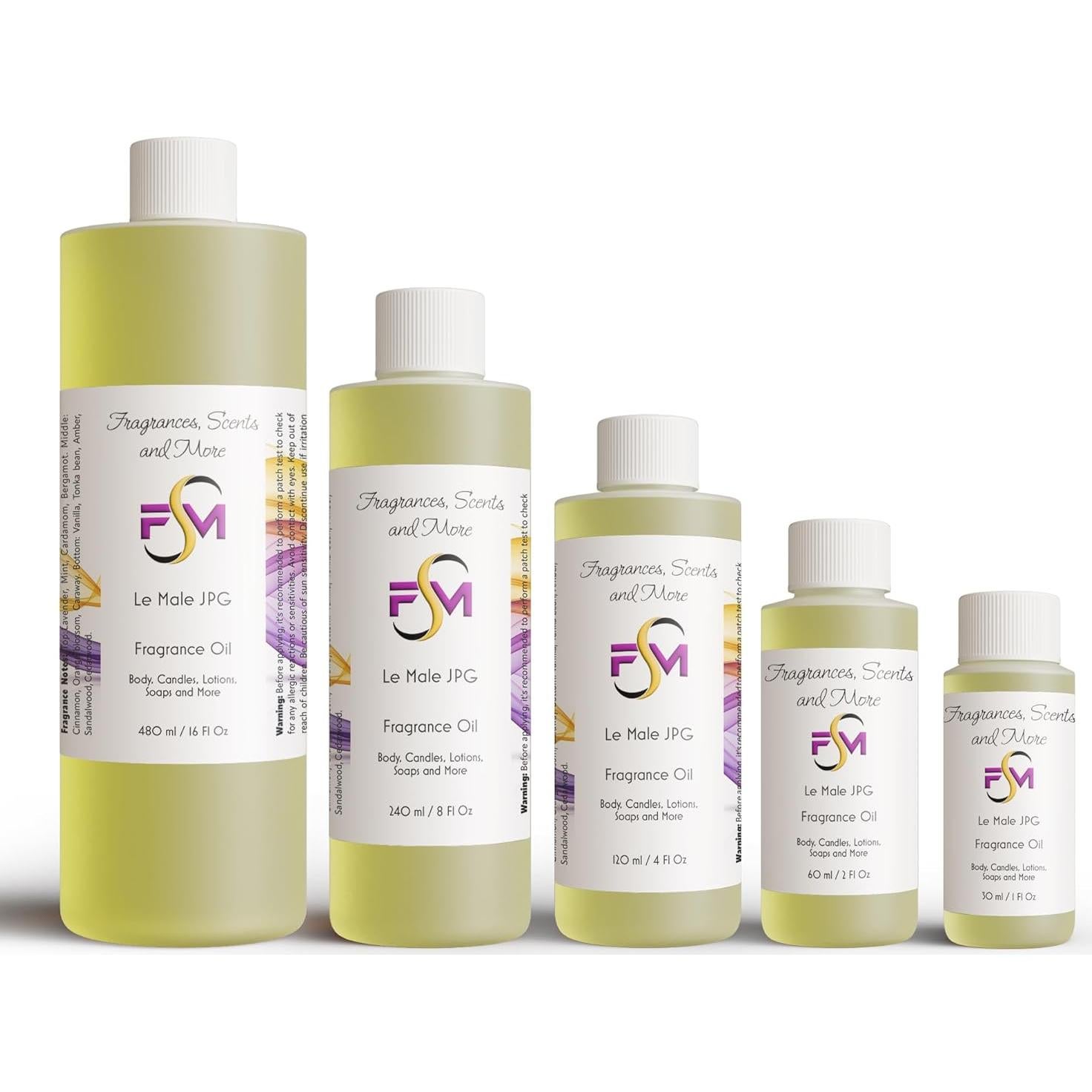 Aceite de Fragancia Le Male JPG 5ml Roll On Vidrio