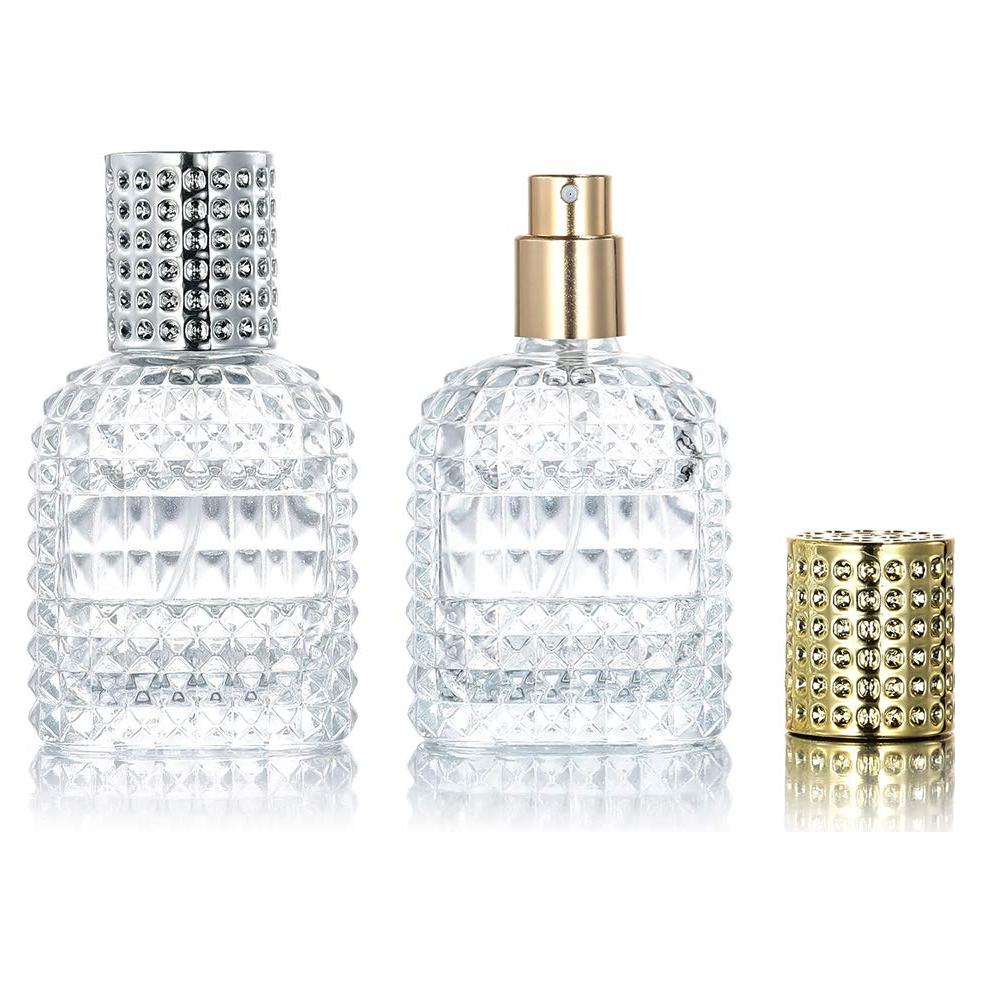 Paquete de 2 botellas de spray de vidrio 30ml con atomizador