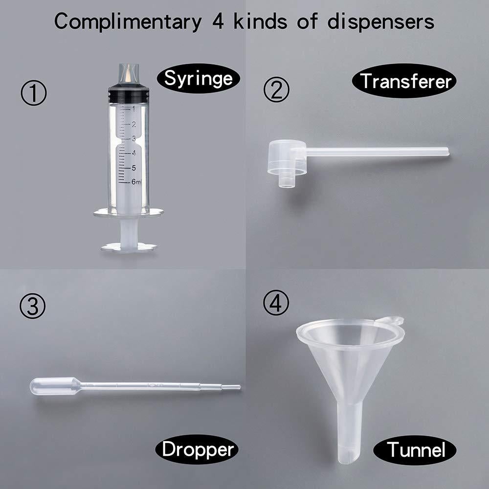 Paquete de 2 botellas de spray de vidrio 30ml con atomizador