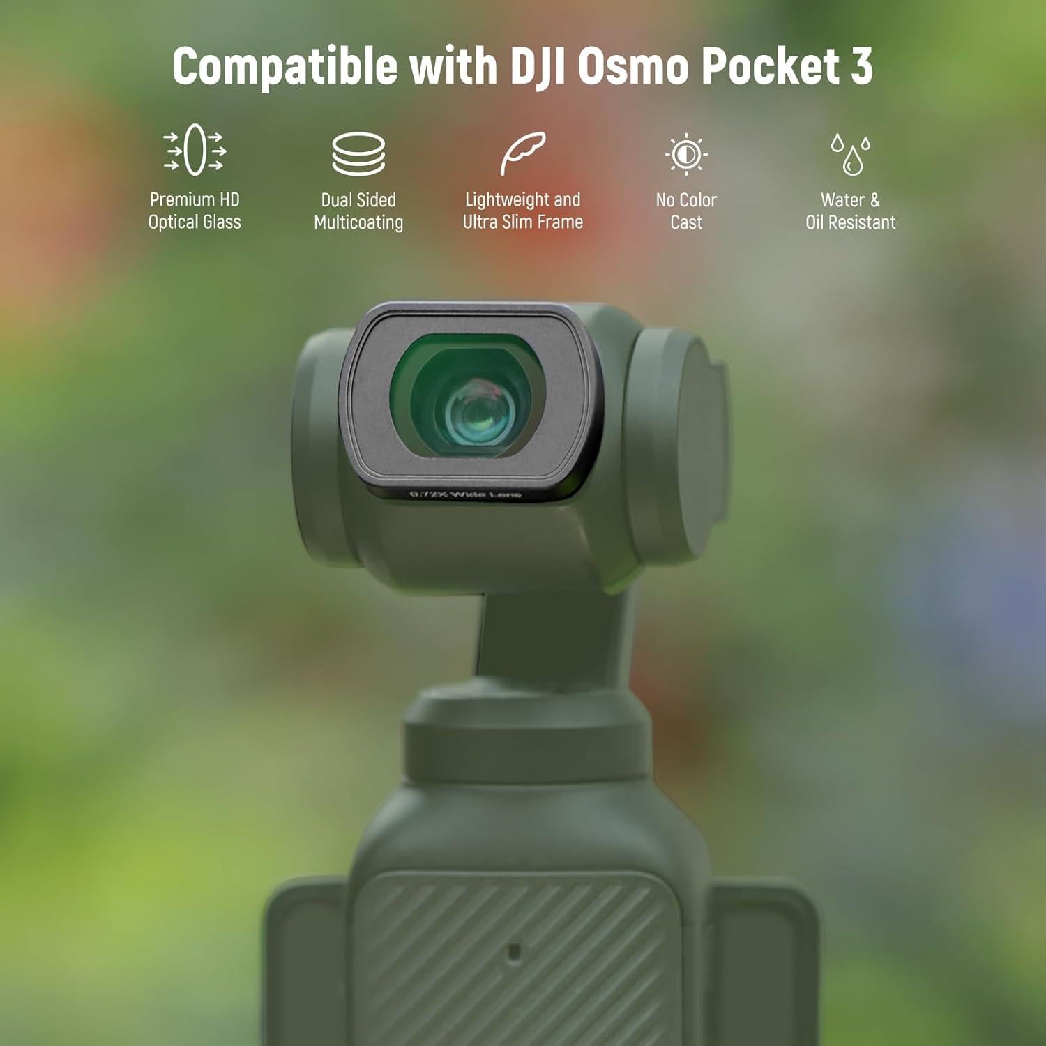 Juego de Filtros ND Magnéticos NEEWER para DJI Osmo Pocket 3