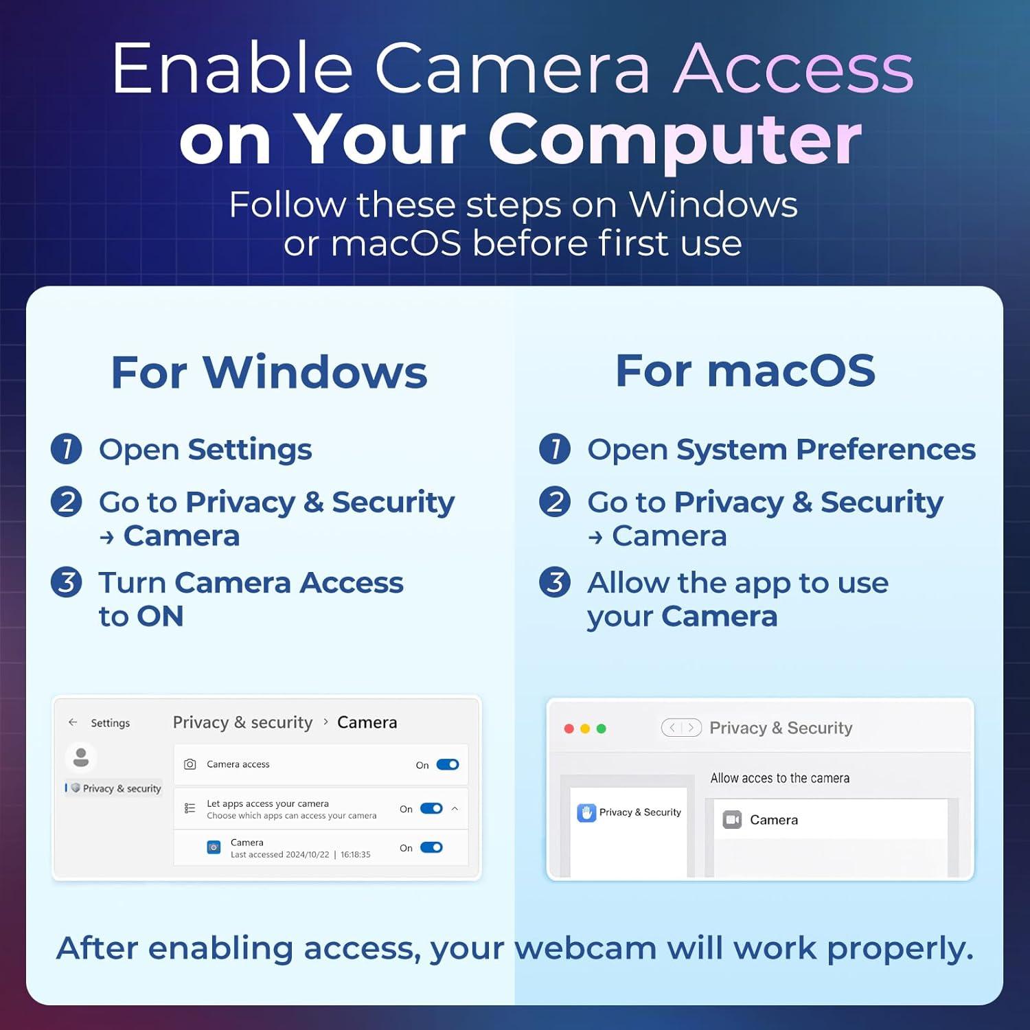Cámara Web 2K PixelForge con Micrófono y Luz Ajustable
