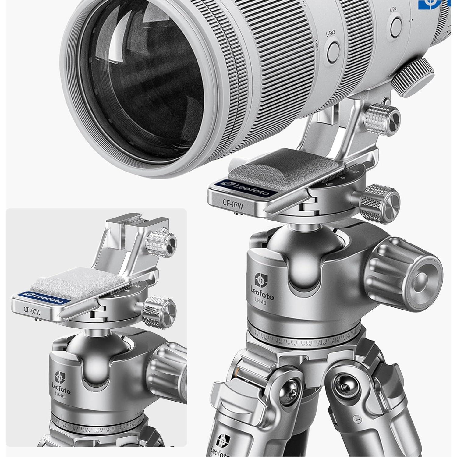 Pie de reemplazo Leofoto CF-07W para Canon RF70-200mm y RF24-105mm