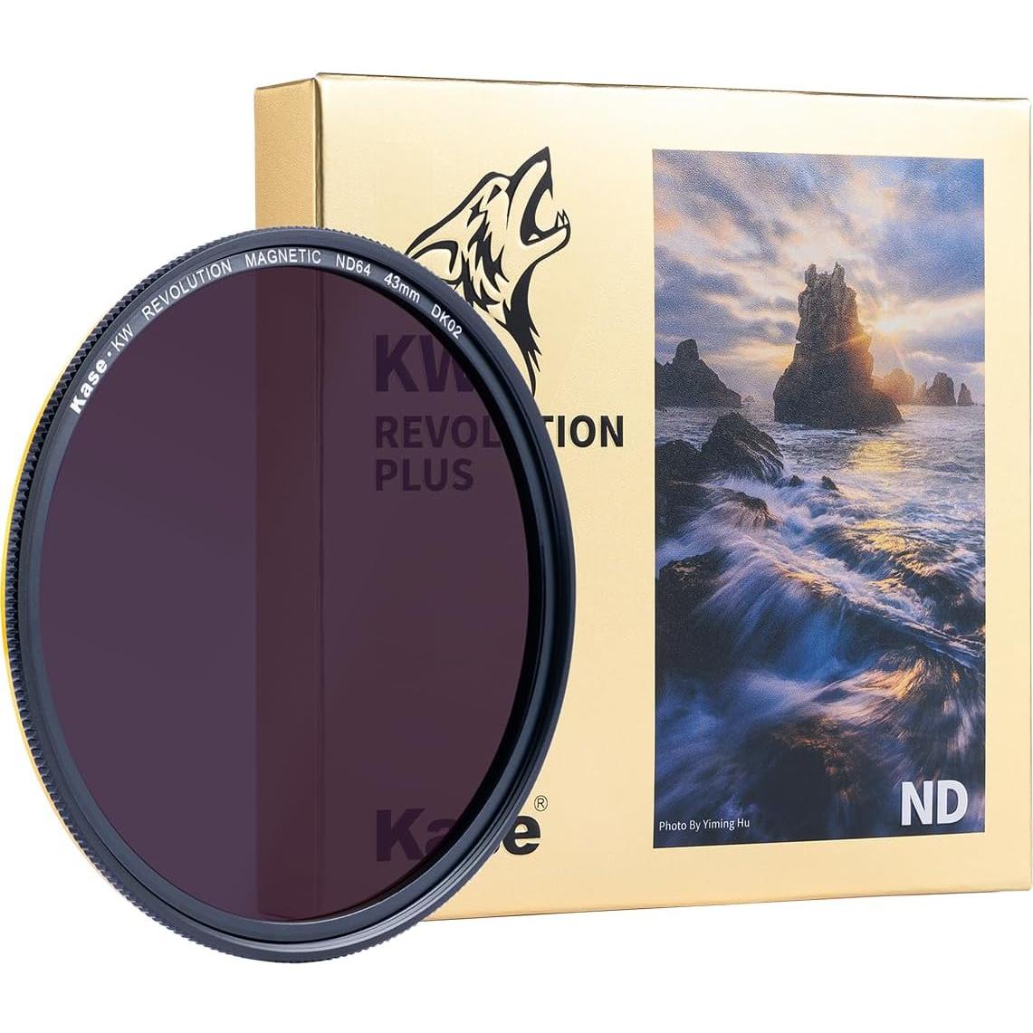 Filtro de Densidad Neutra Kase KW Revolution Plus ND64 43mm