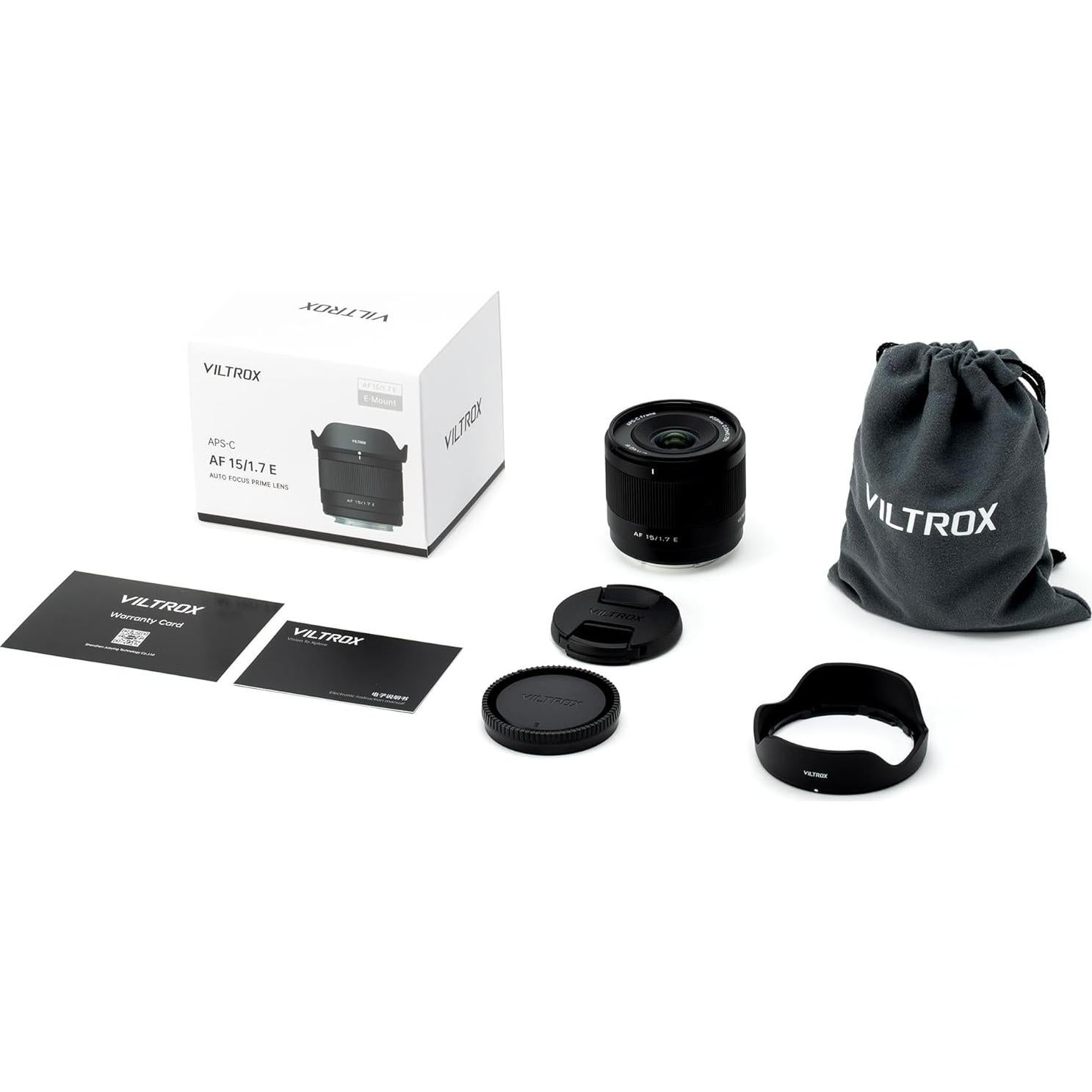 Lente VILTROX 15mm F1.7 E para cámaras Sony E - AF