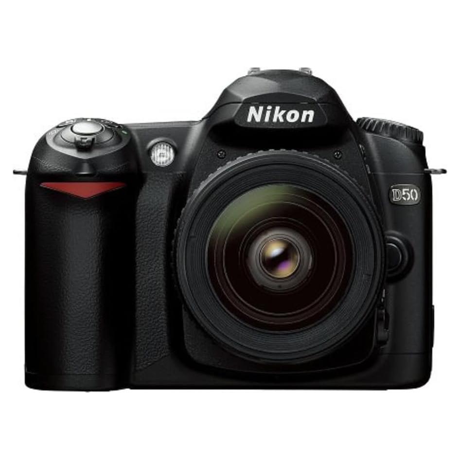 Nikon D50 DSLR Camera with 18-55mm f/3.5-5.6G ED AF-S Zoom Nikkor Lens (OLD MODEL)