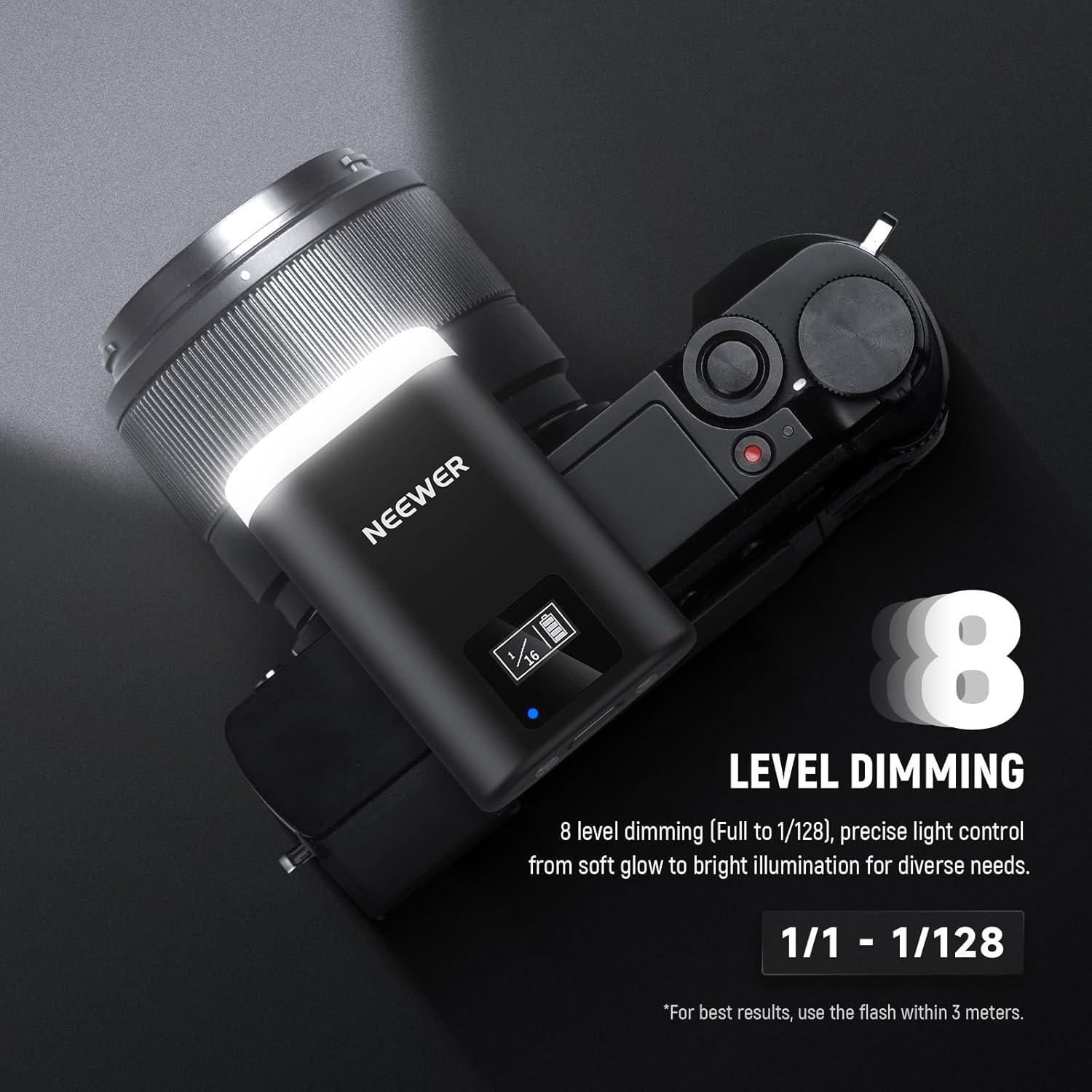 Flash Mini NEEWER N12 para Cámara DSLR, Luz de Relleno 5600K