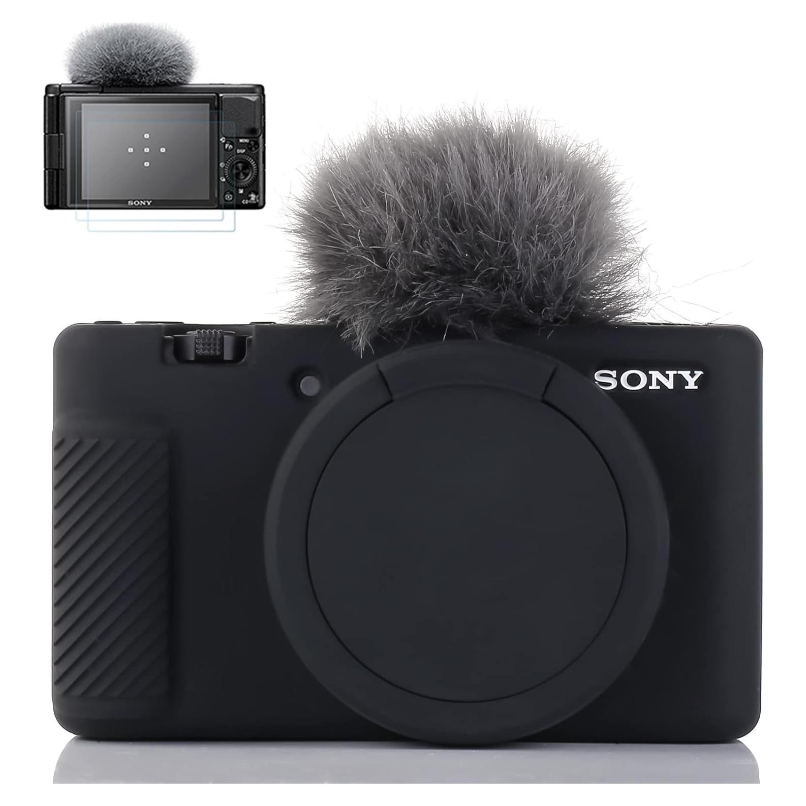 Funda protectora para cámara Sony ZV-1 - Silicona negra