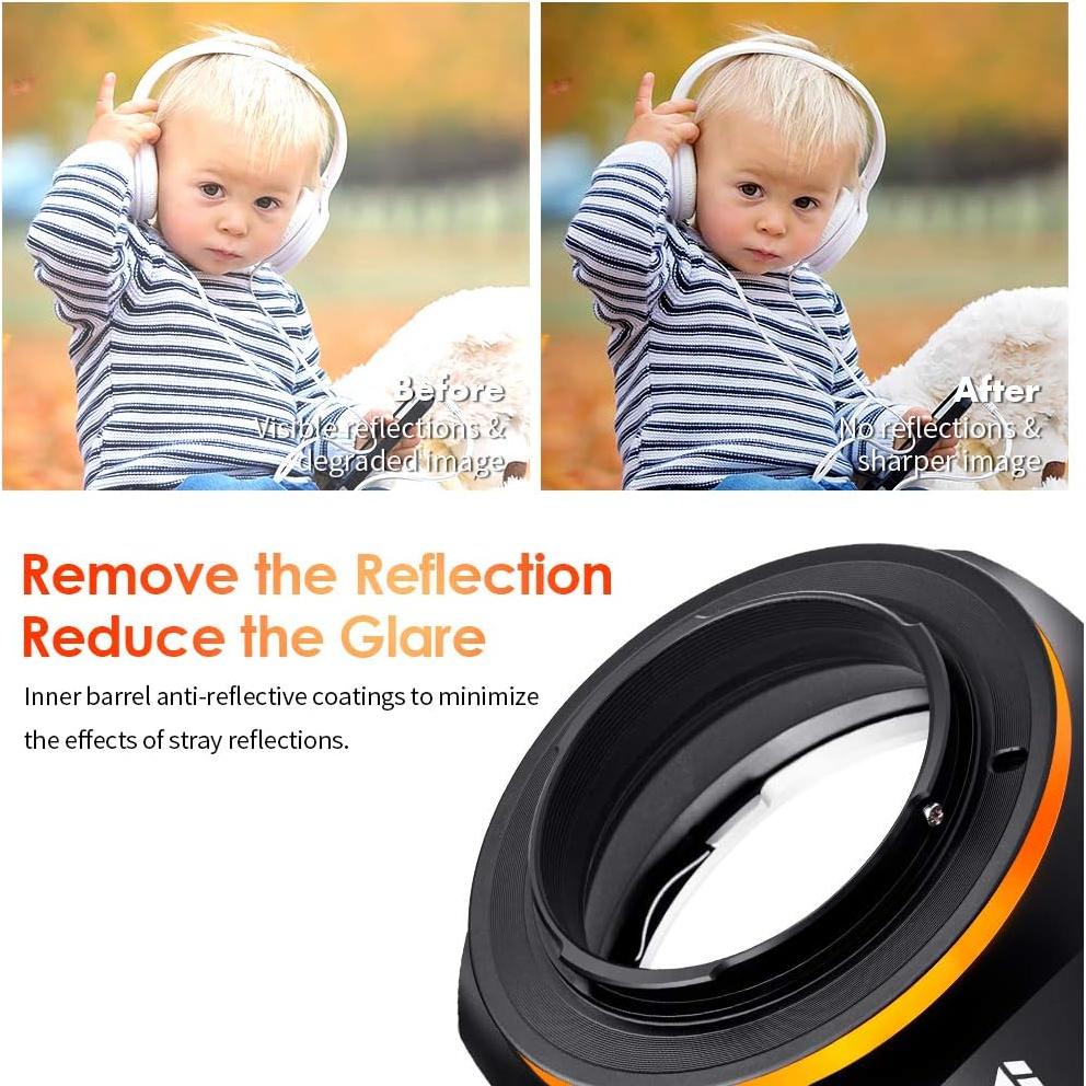 Adaptador K&F Concept de Lente EOS EF/EFS a Fuji FX