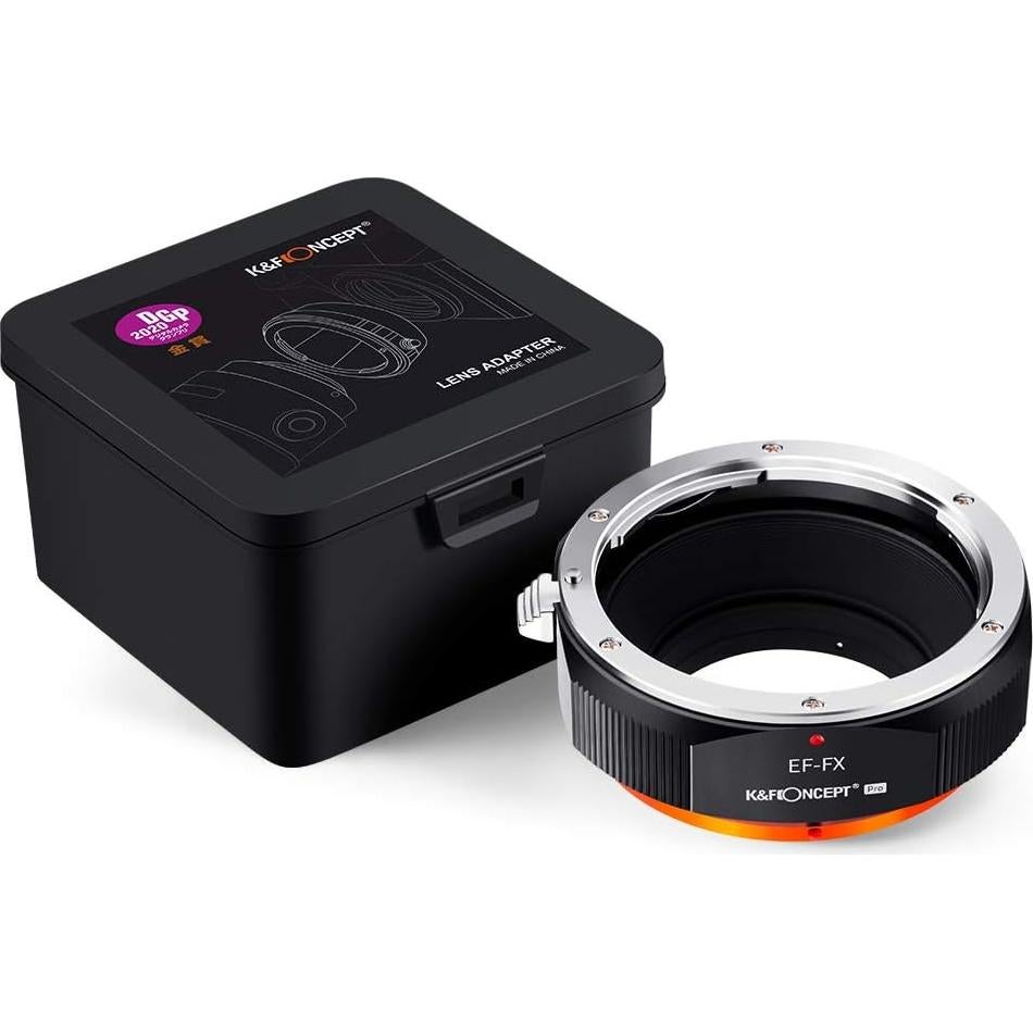 Adaptador K&F Concept de Lente EOS EF/EFS a Fuji FX