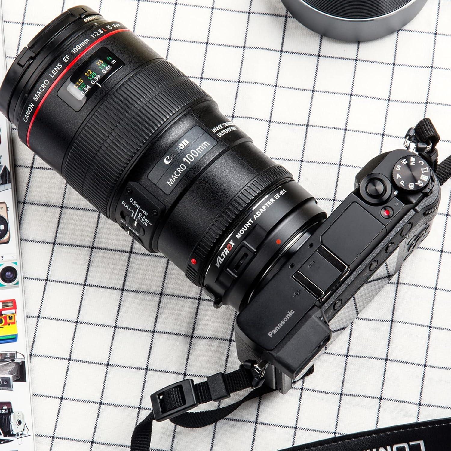 Adaptador de Montura VILTROX EF-M1 para Lentes Canon a M4/3