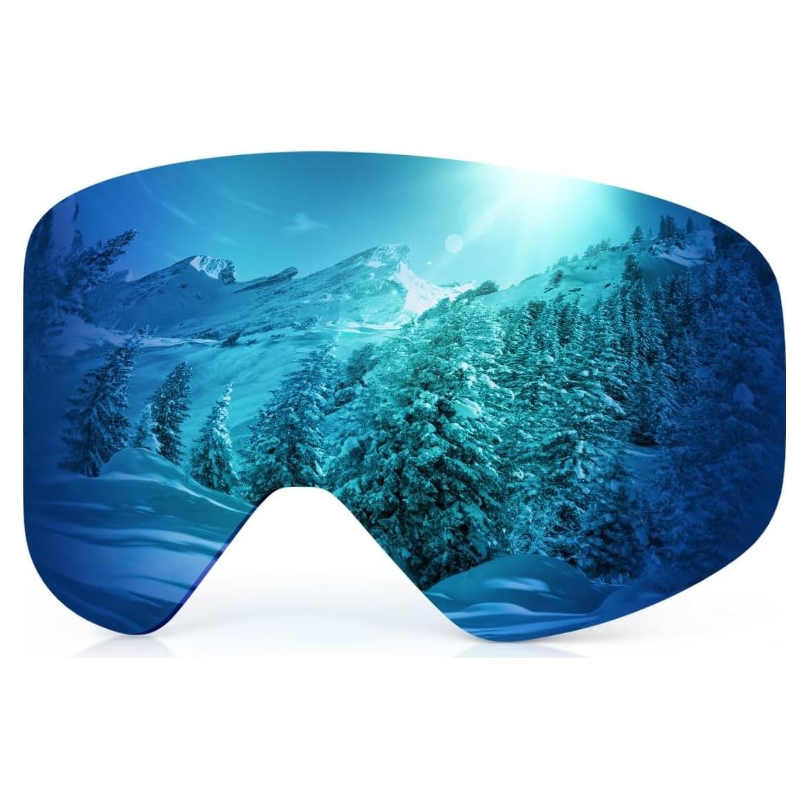 Lentes de Reemplazo SNOWALVA - 10 Opciones de Transmitancia UV400