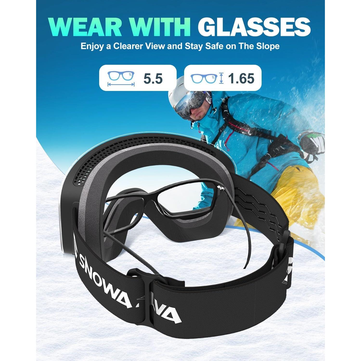 Lentes de Reemplazo SNOWALVA - 10 Opciones de Transmitancia UV400
