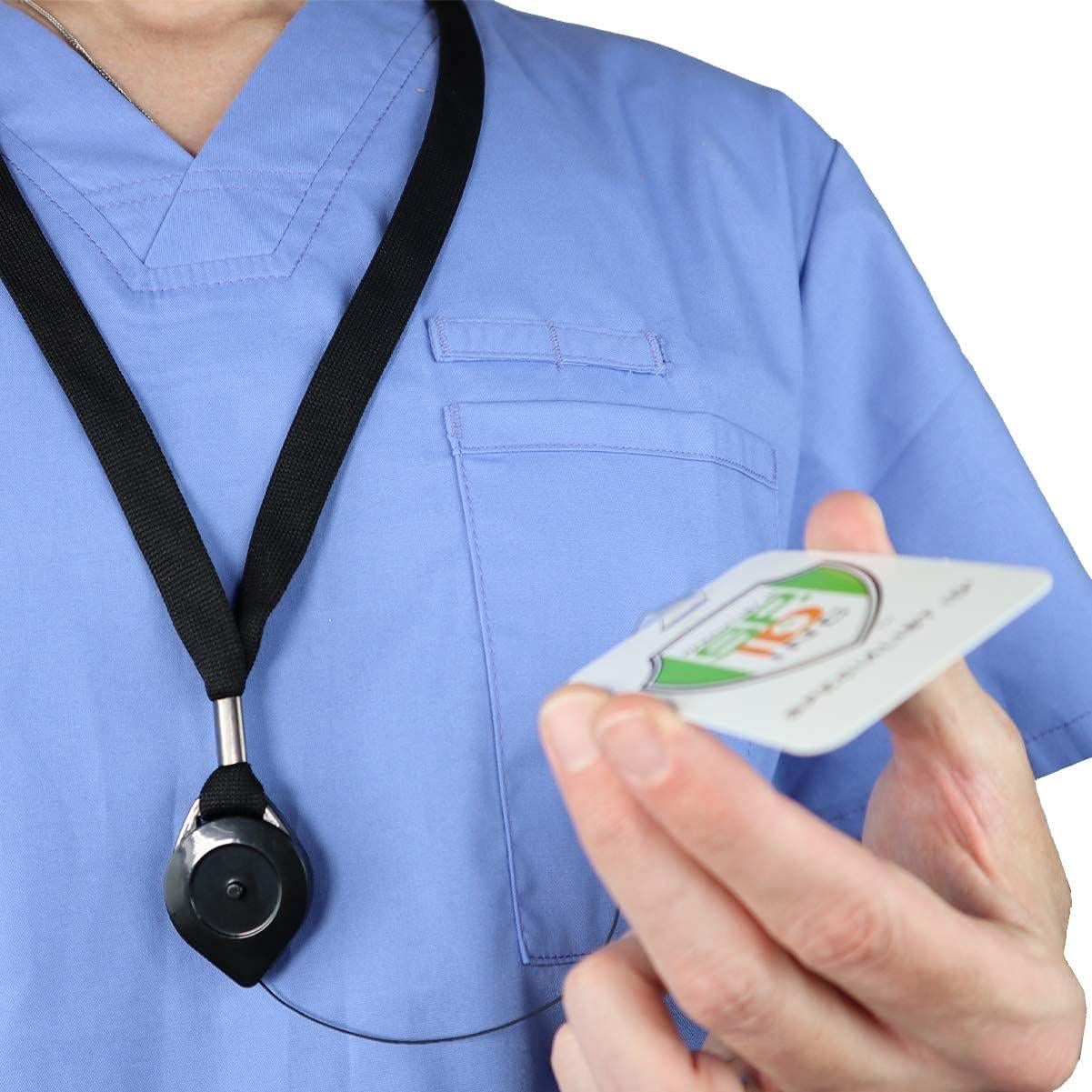 Lanyard con Carrete Bloqueable Specialist ID Negro 82,55 cm