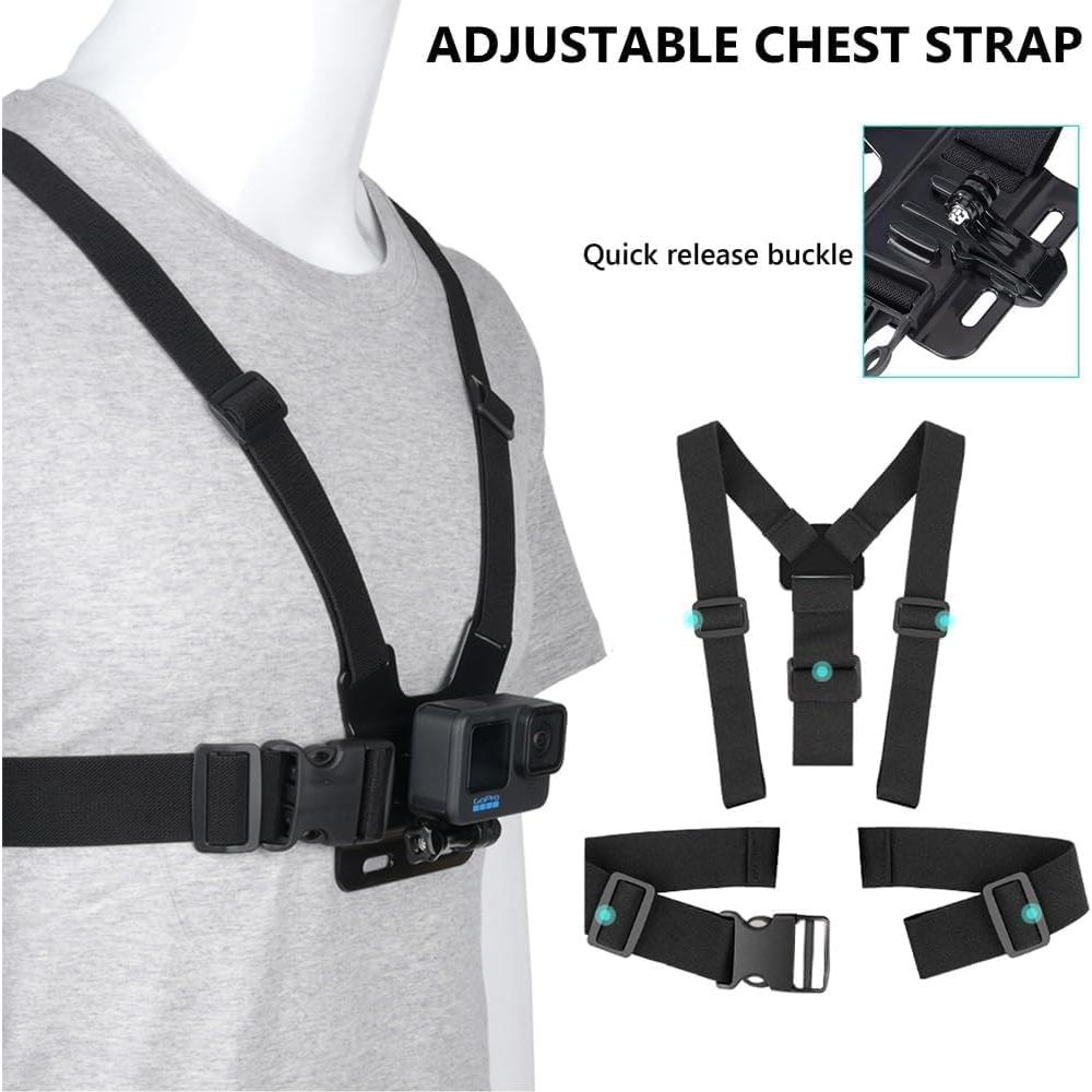 Kit de Arnés de Montaje en el Pecho TANSUO para Cámara y Smartphone