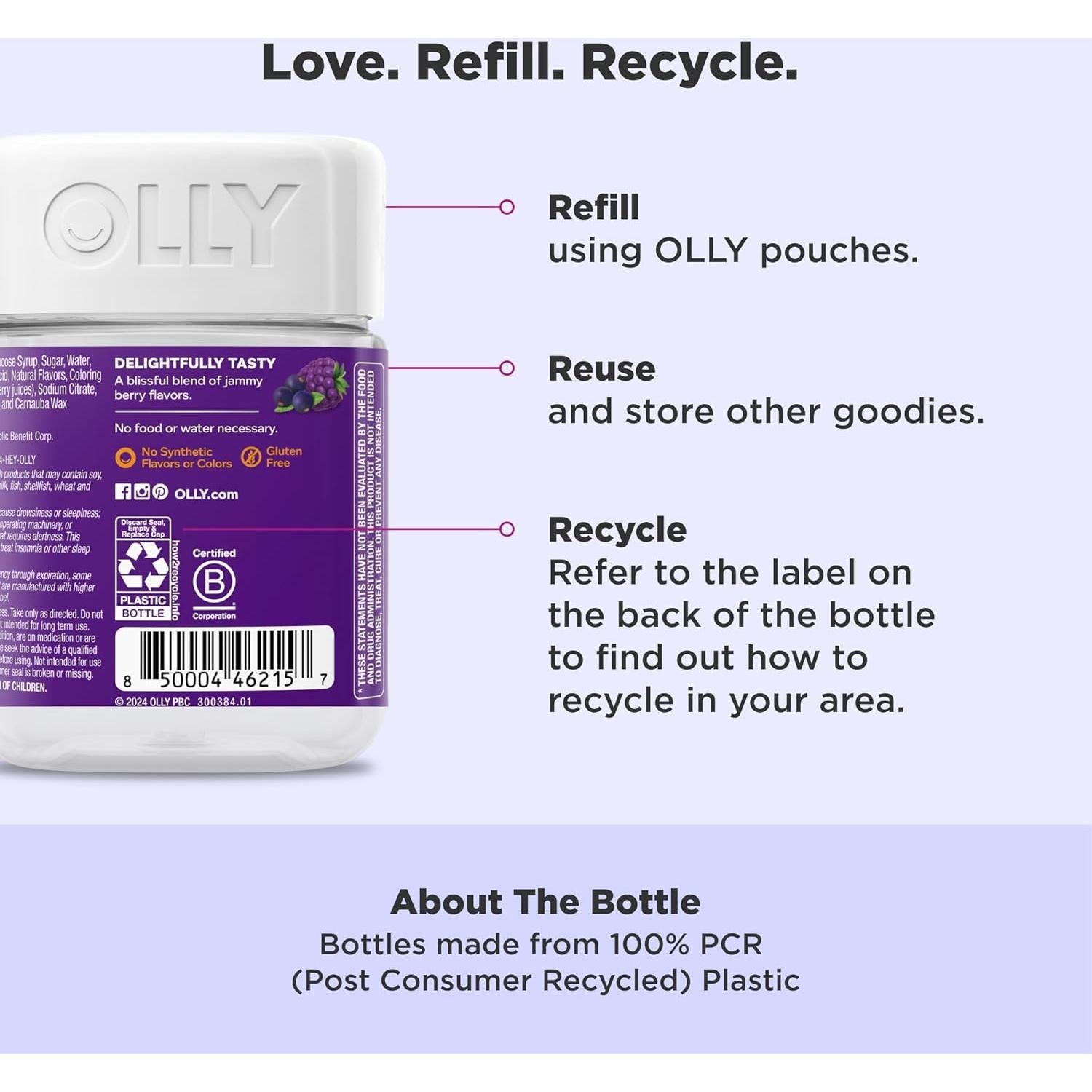 Gominolas OLLY Sueño Inmunidad 36 Unidades Vitamina C Zinc